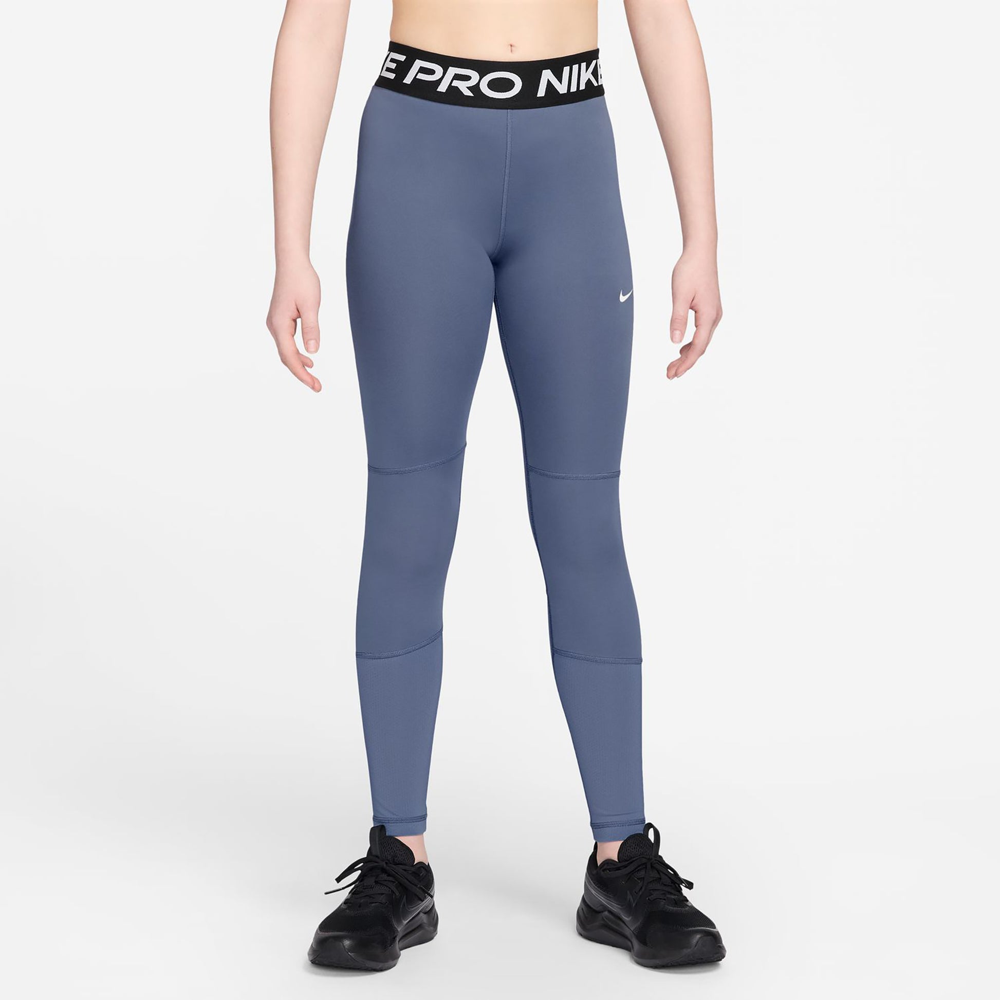 Nike Pro Tights Flickor - blågrå, svart