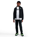 Dri-Fit Full-Zip Träningsoverall - svart, vit