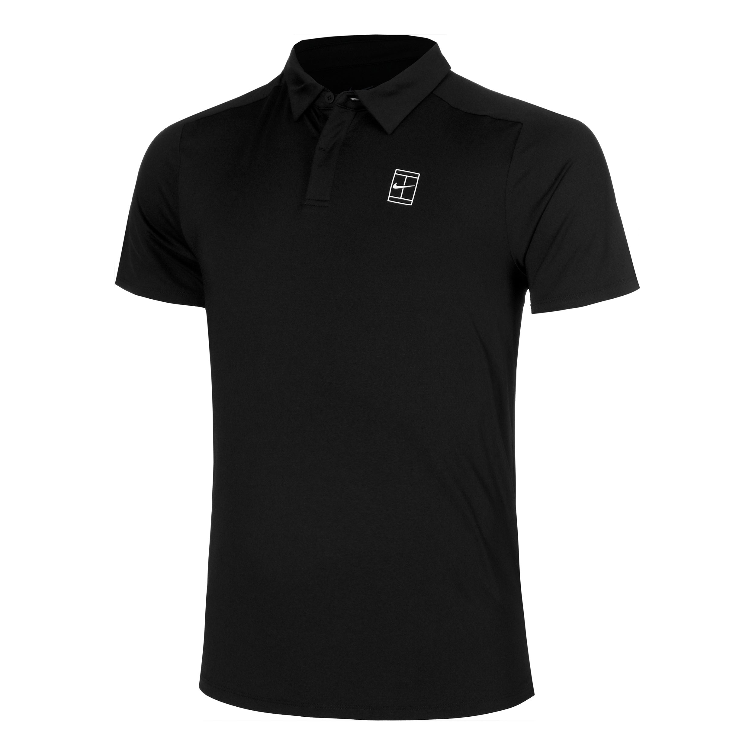 Nike Court Dri-FIT Advantage Polo Herrar-svart