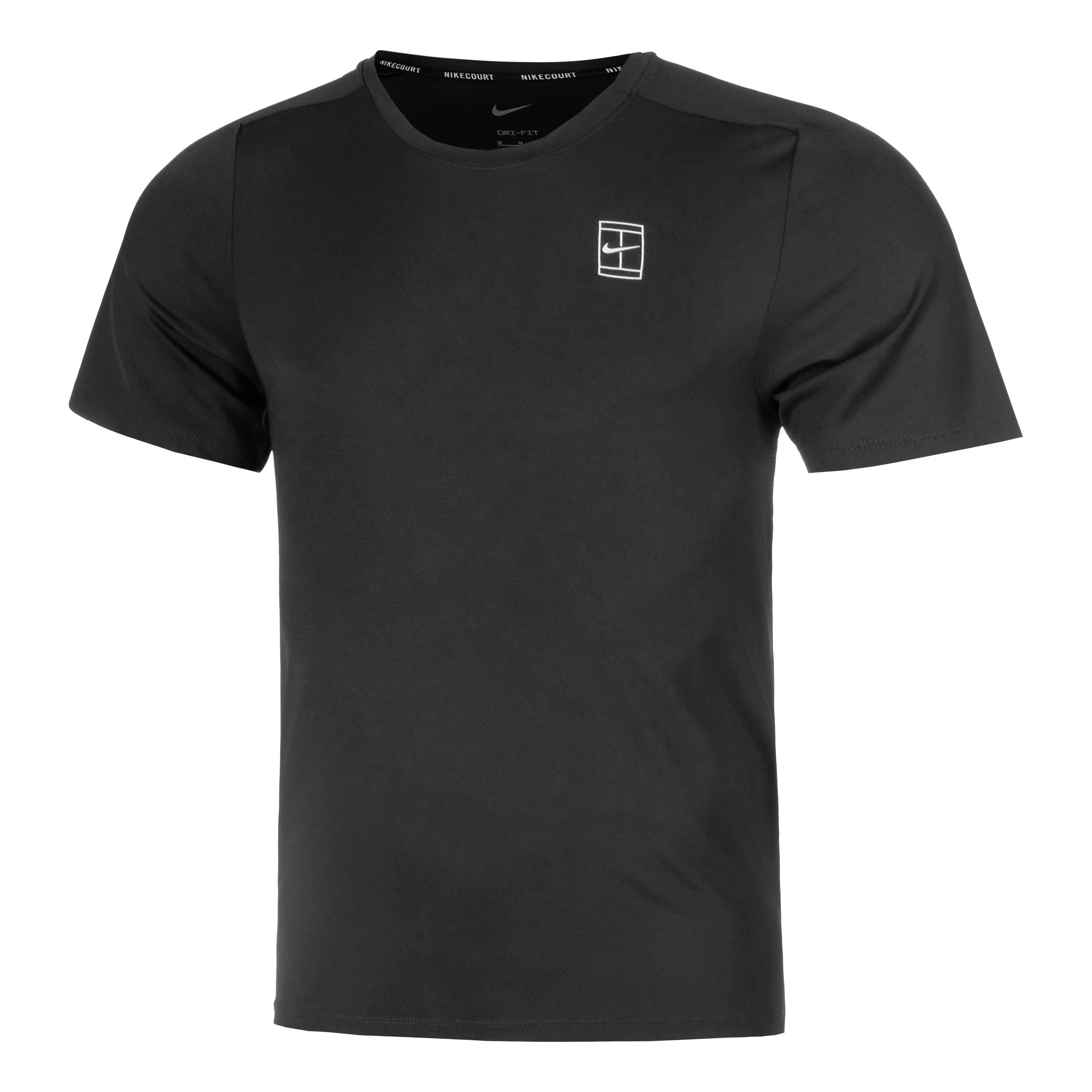 Nike Court Dri-Fit Advantage T-shirt Herrar-Svart,Vit