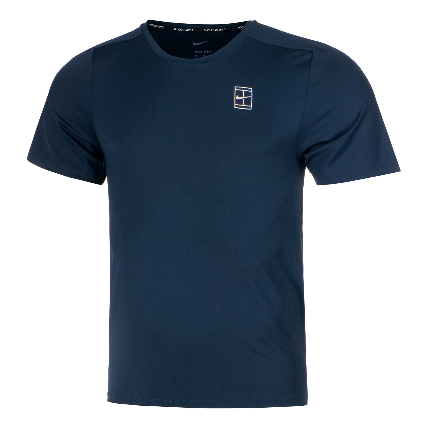 Nike Court Dri-Fit Advantage T-shirt Herrar-Mörkblå,Vit