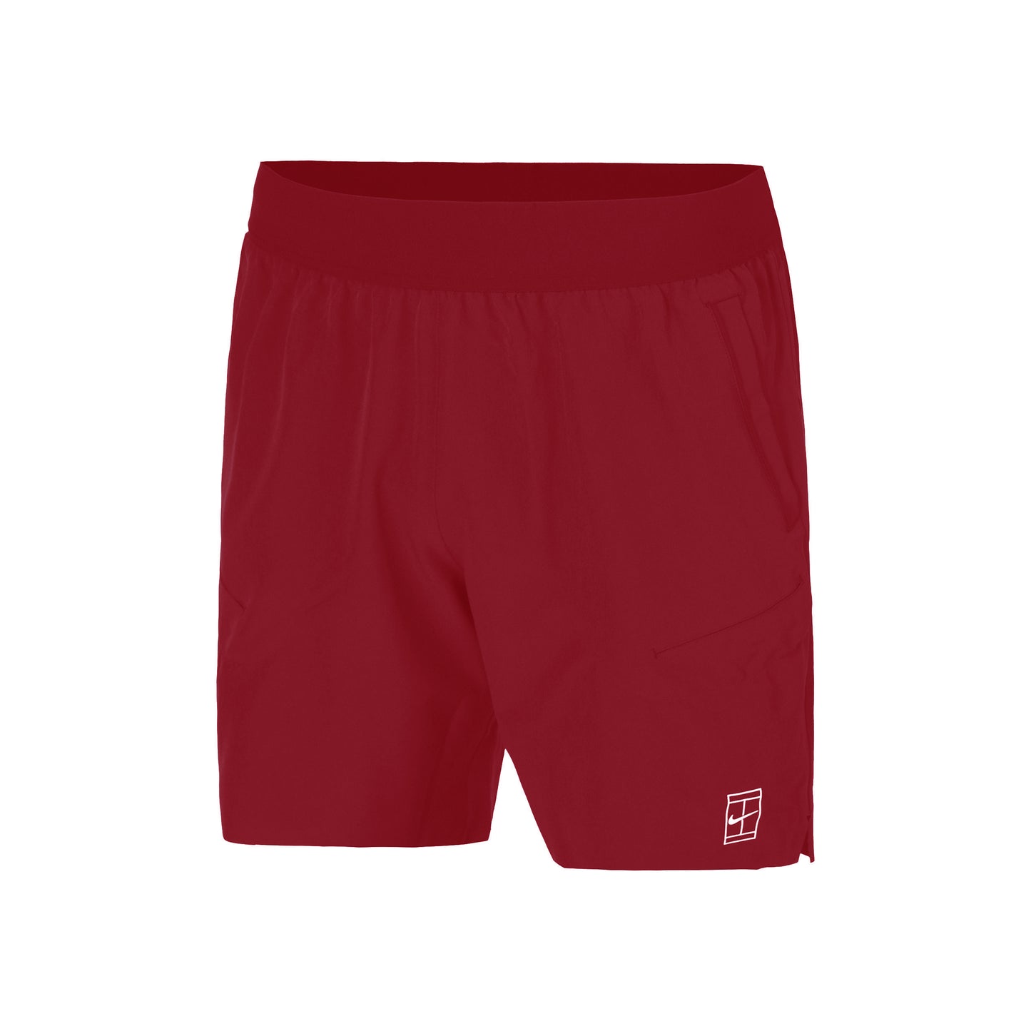 Nike Court Dri-FIT Advantage 6in Shorts Herrar - röd, vit