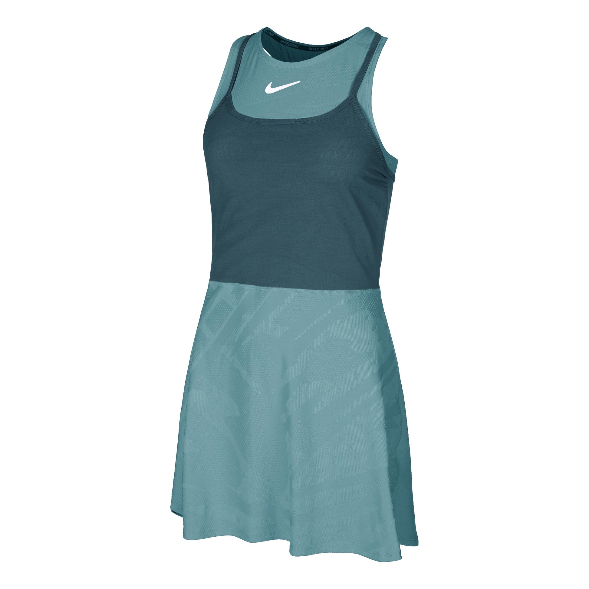 Nike Court Dri-Fit Slam Klänning Damer-Petrol