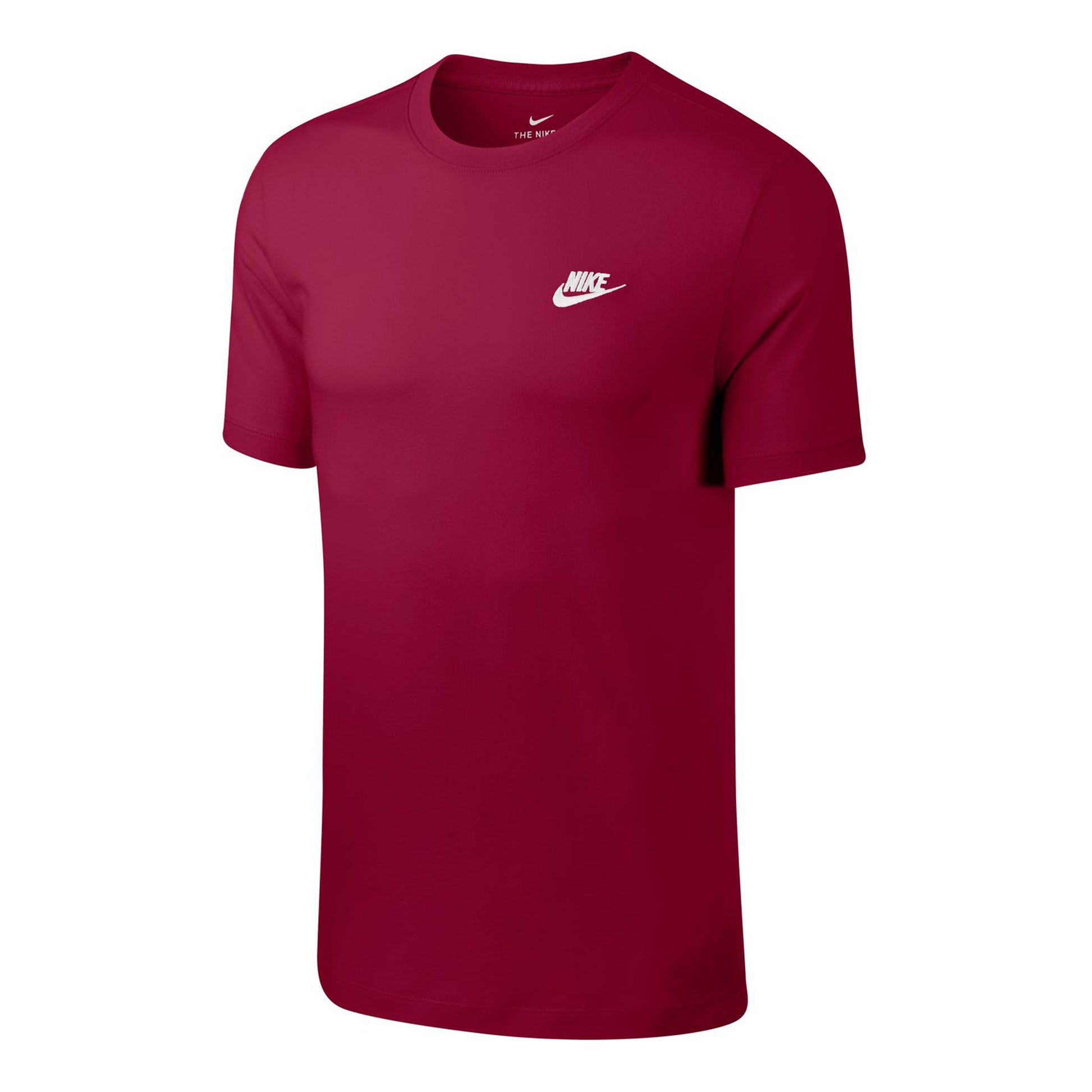 Nike Sportswear Club T-shirt Herrar - röd, vit