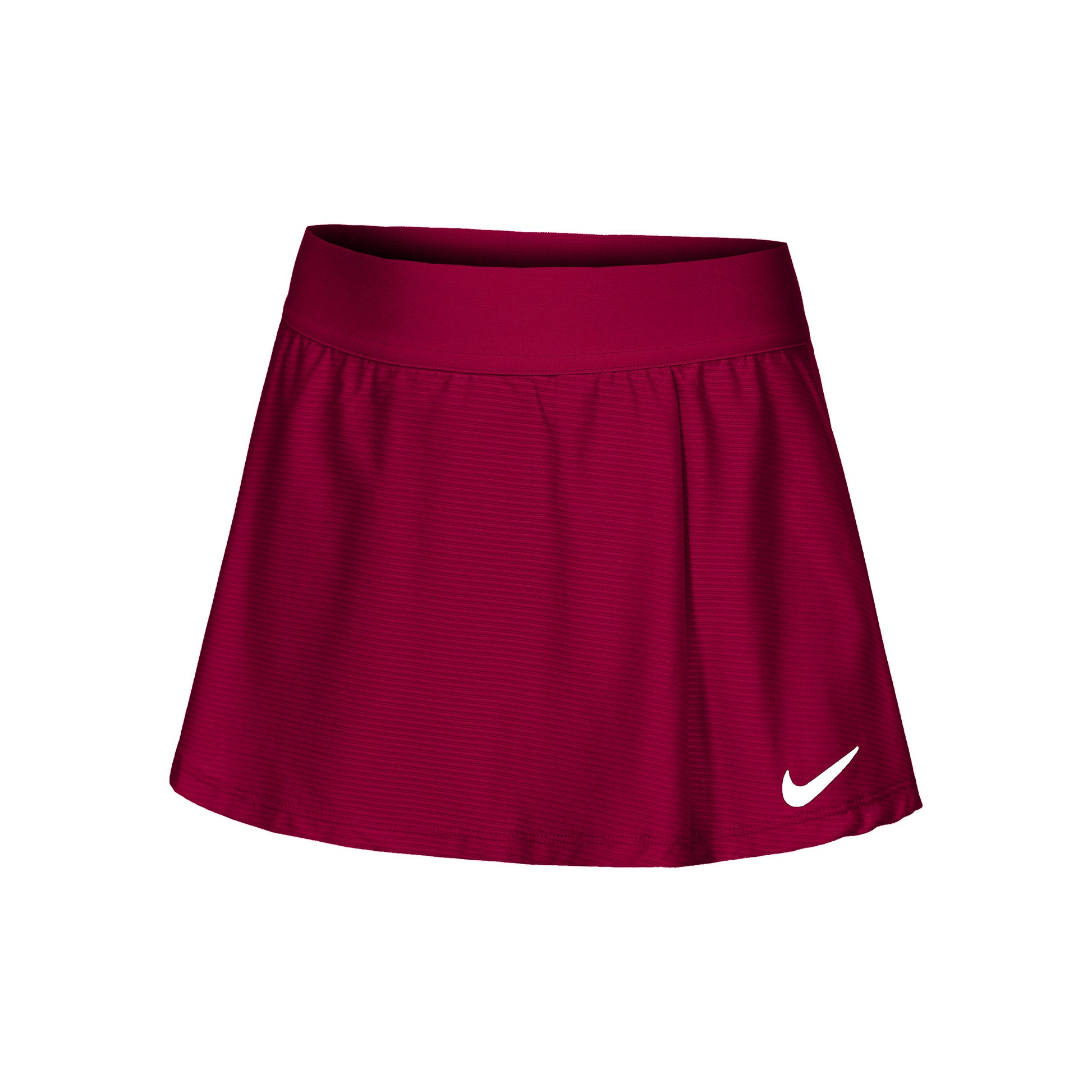 Nike Court Dri-Fit Victory Flouncy Kjol Flickor-Röd,Vit