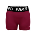 Dri-Fit Big Kids 3in Shorts Flickor - rött vin, svart