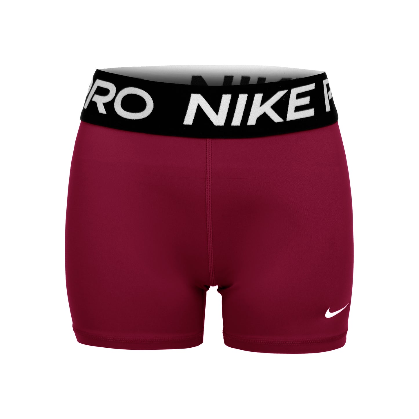 Nike Dri-Fit Big Kids 3in Shorts Flickor - rött vin, svart