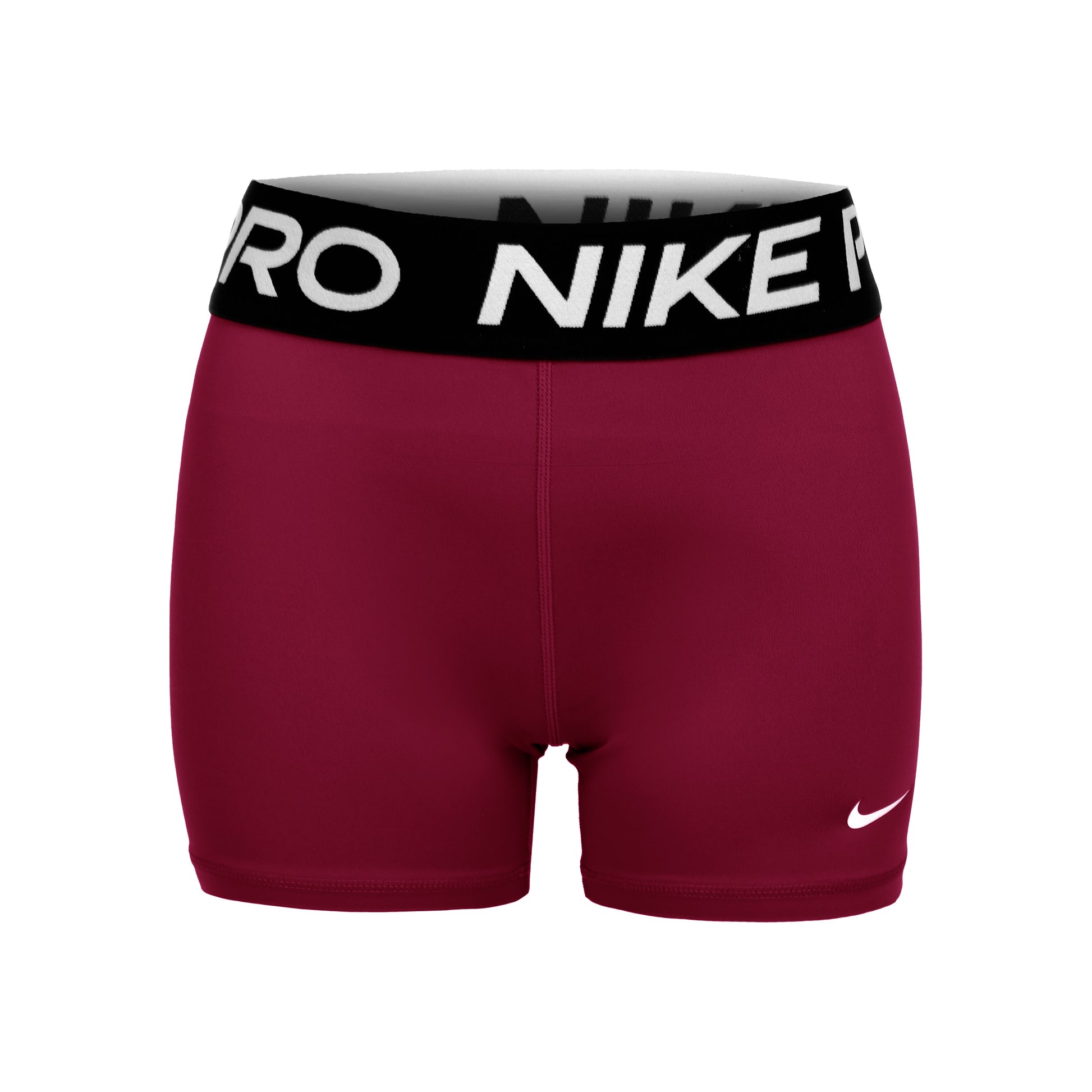 Nike Dri-Fit Big Kids 3in Shorts Flickor - rött vin, svart