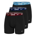 Everyday Cotton Stretch Boxershorts 3-pack Herrar - svart, svart