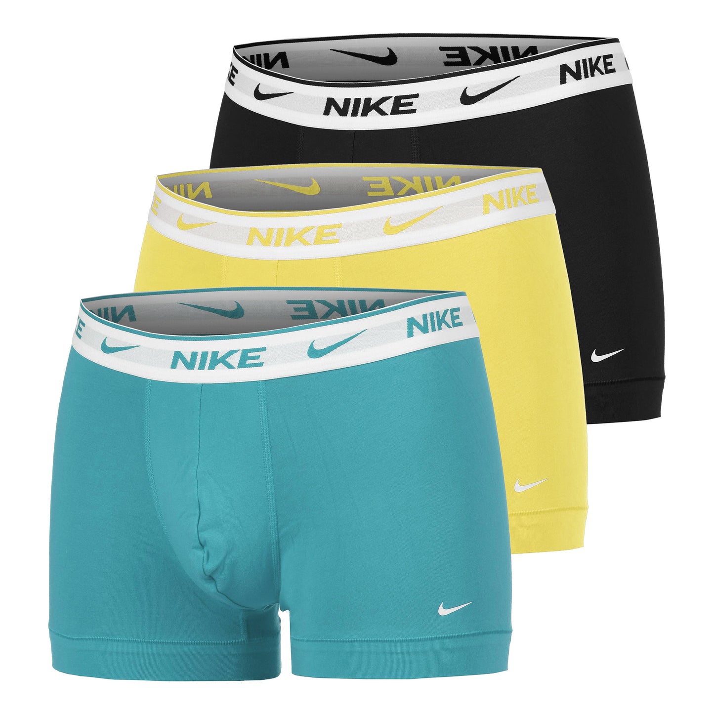 Nike Everyday Cotton Stretch Boxershorts 3-pack Herrar-Svart,Flerfärgad