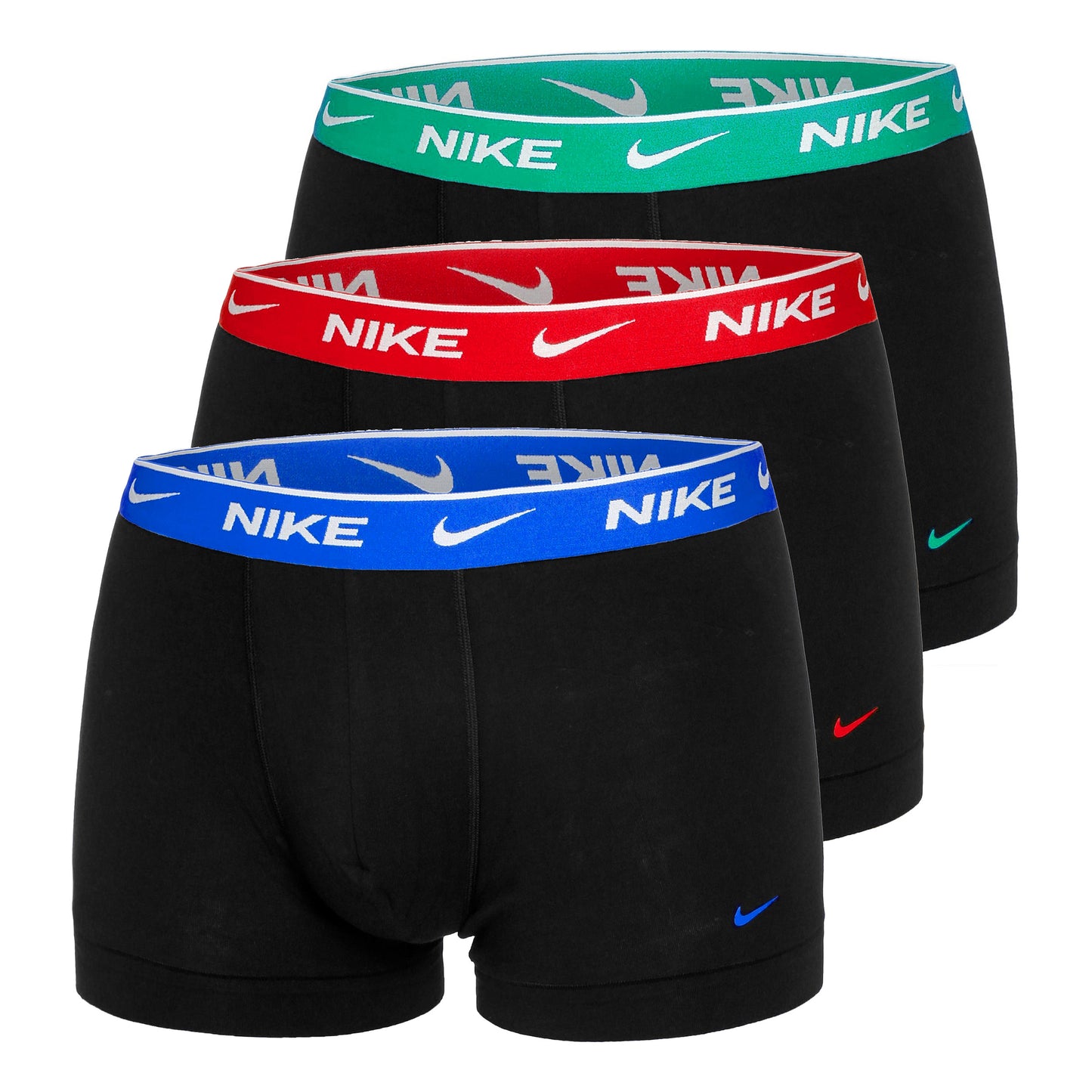 Nike Everyday Cotton Stretch Boxershorts 3-pack Herrar-Blå,Flerfärgad