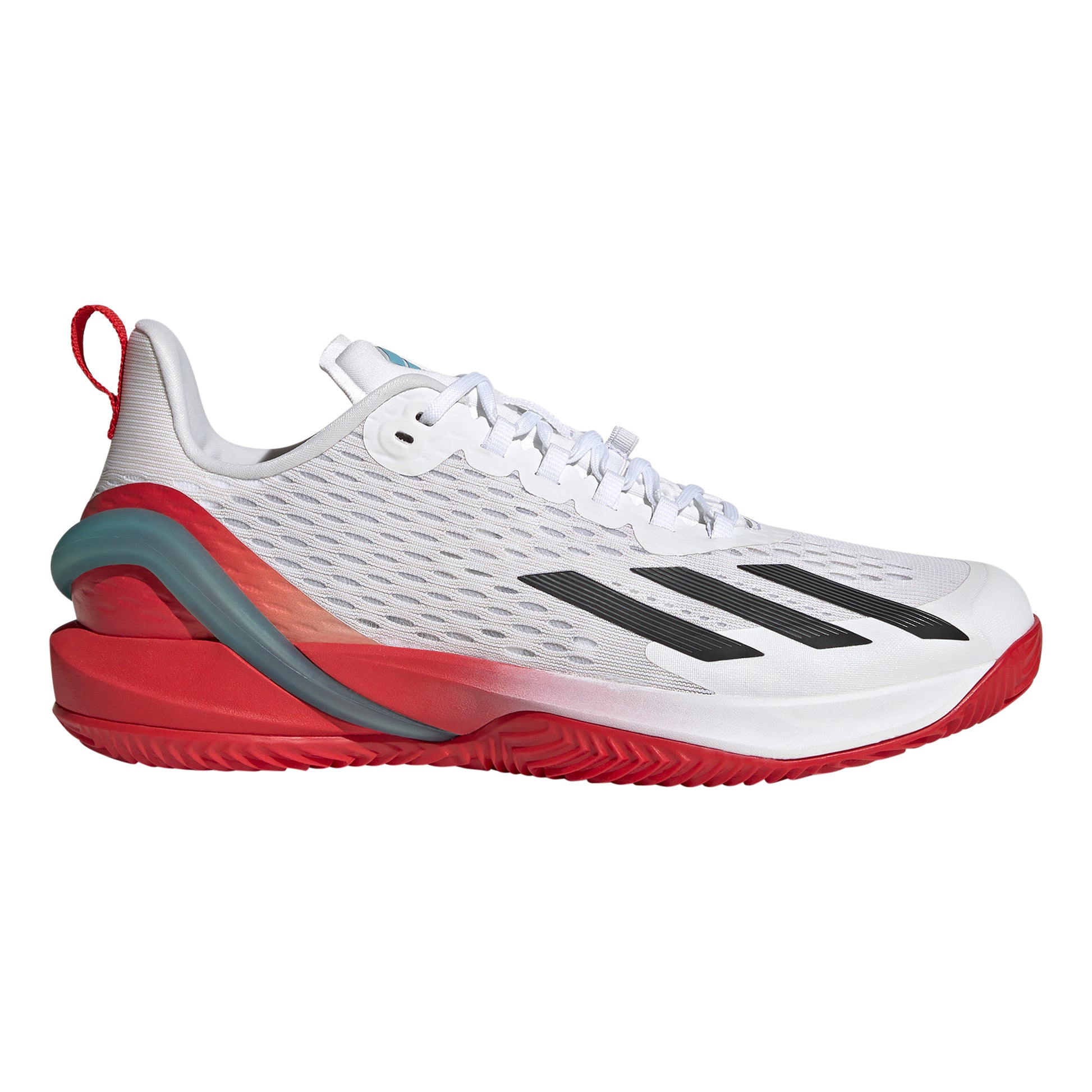 adidas Adizero Cybersonic Sko för grus Herrar - vit, orange