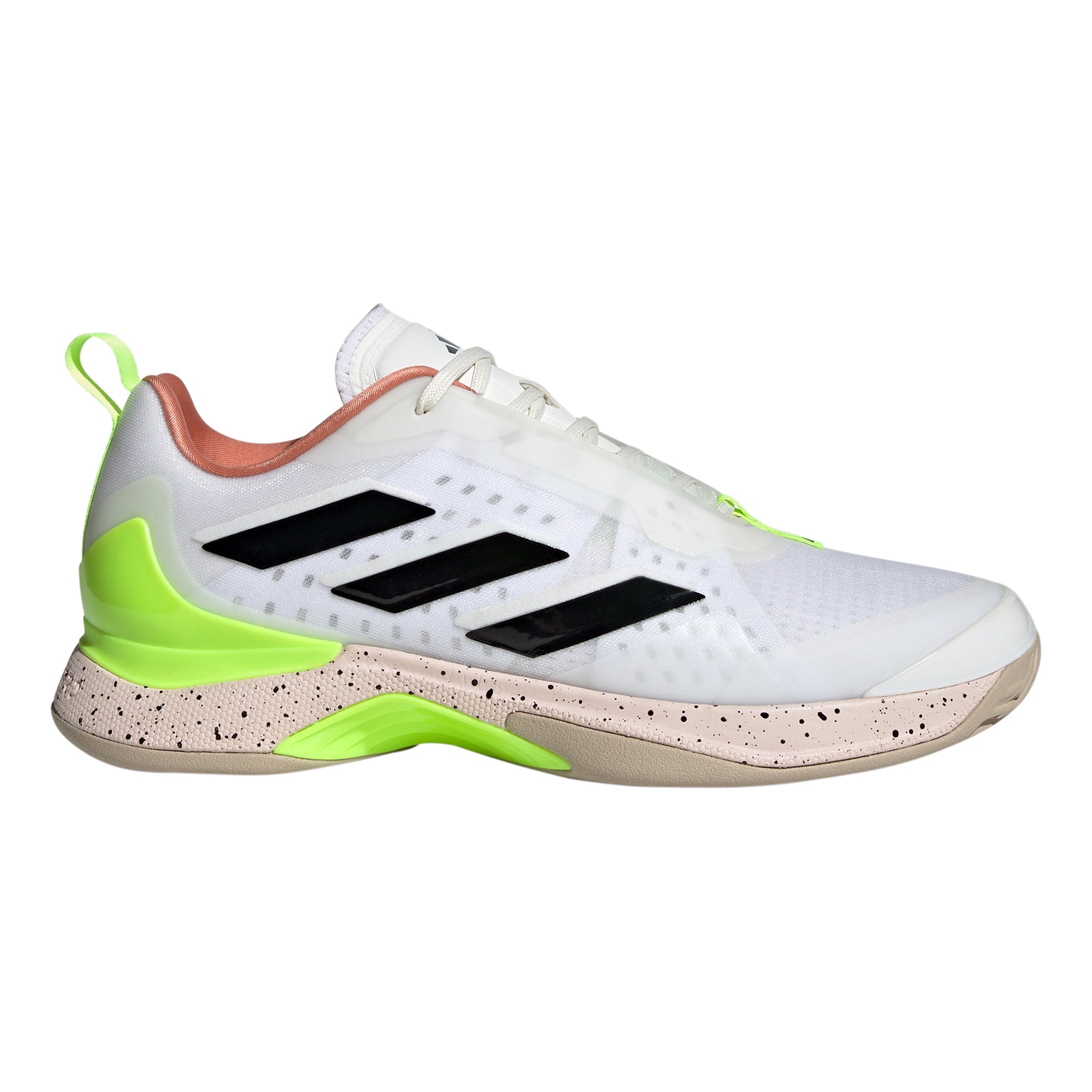 adidas Avacourt Allroundsko Damer - vit, neongrön