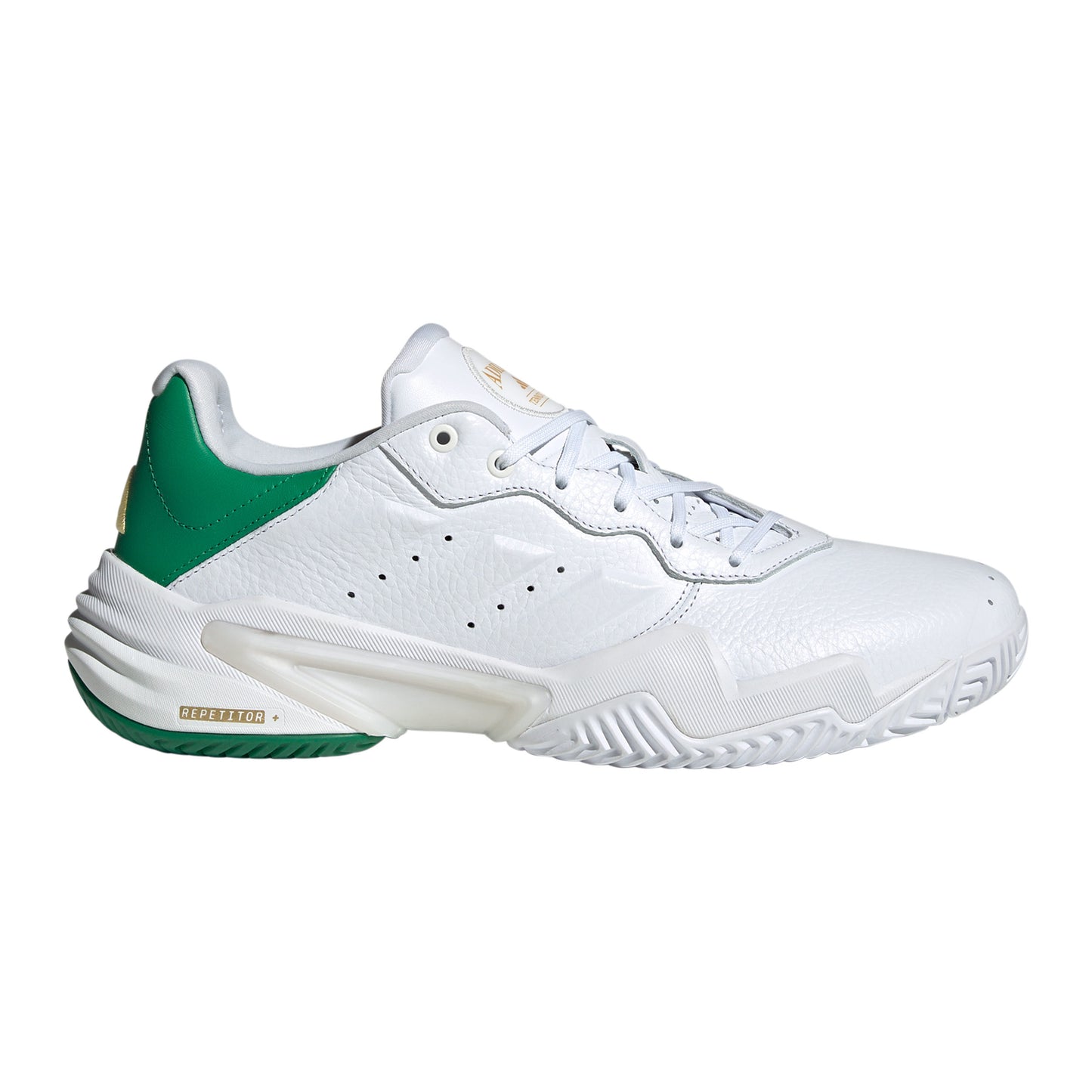 adidas Barricade Leather 13 Allroundsko Herrar - vit, grön