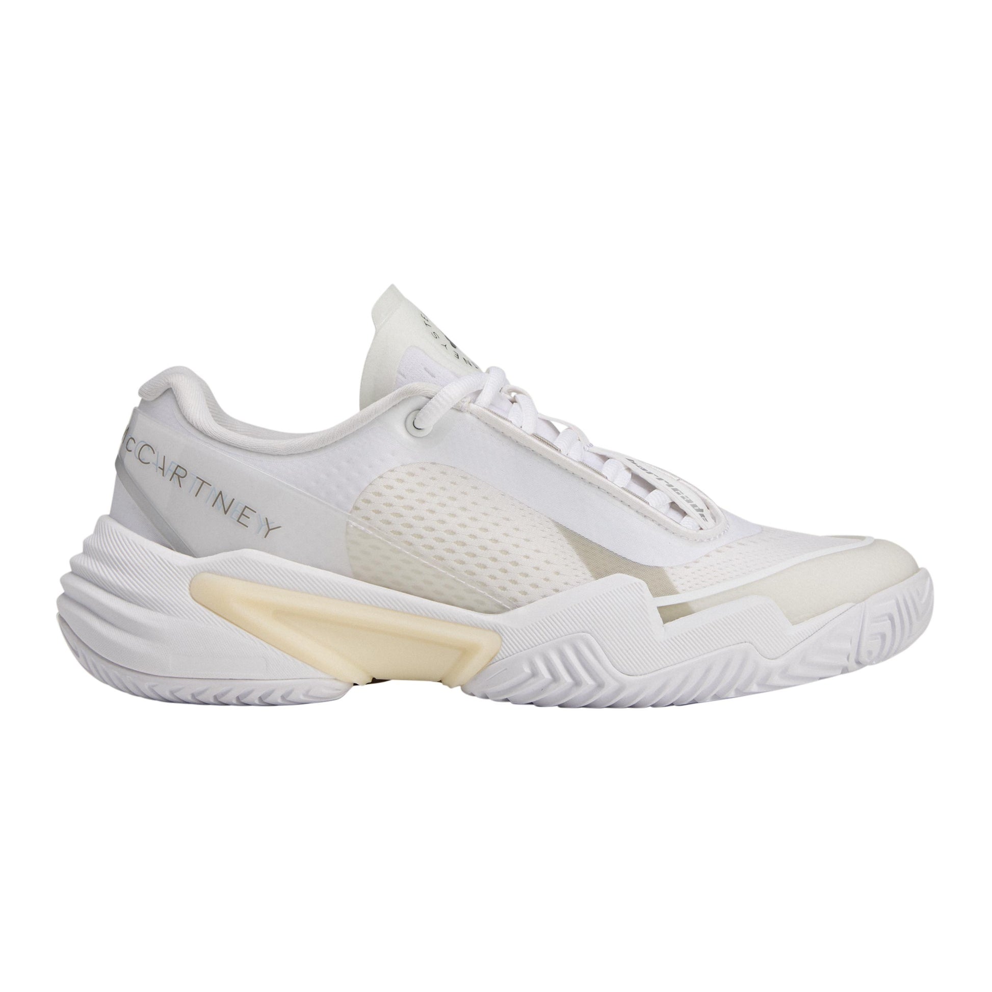 adidas ASMC Barricade Allroundsko Damer - ljusgrå, gul