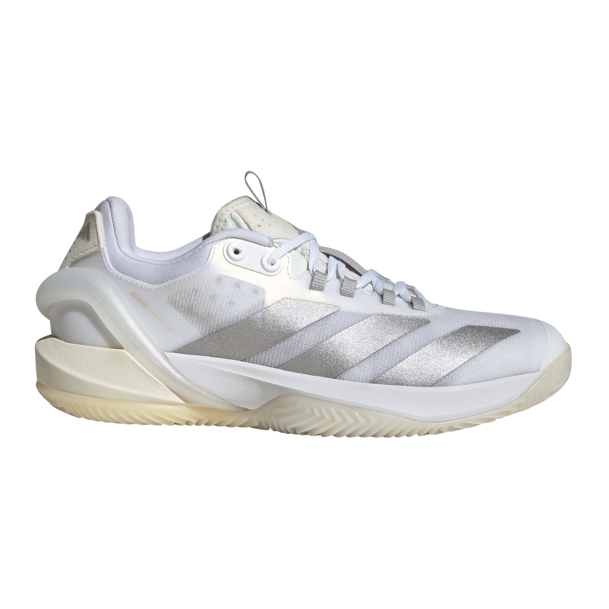 adidas adizero Cybersonic Sko för grus Damer - vit, silver