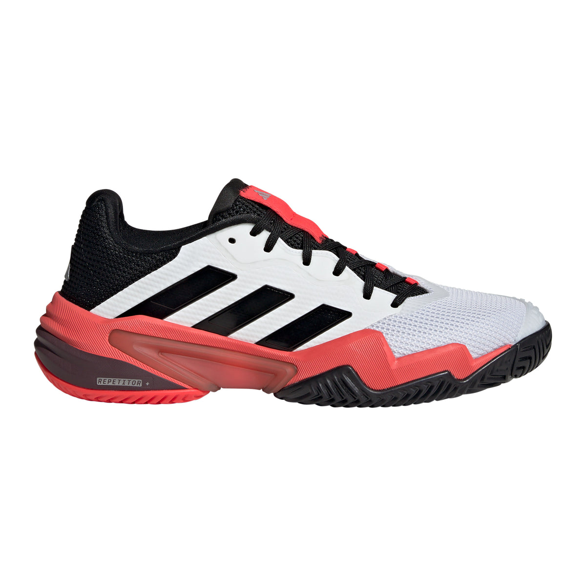 adidas Barricade Allroundsko Herrar - vit, korall