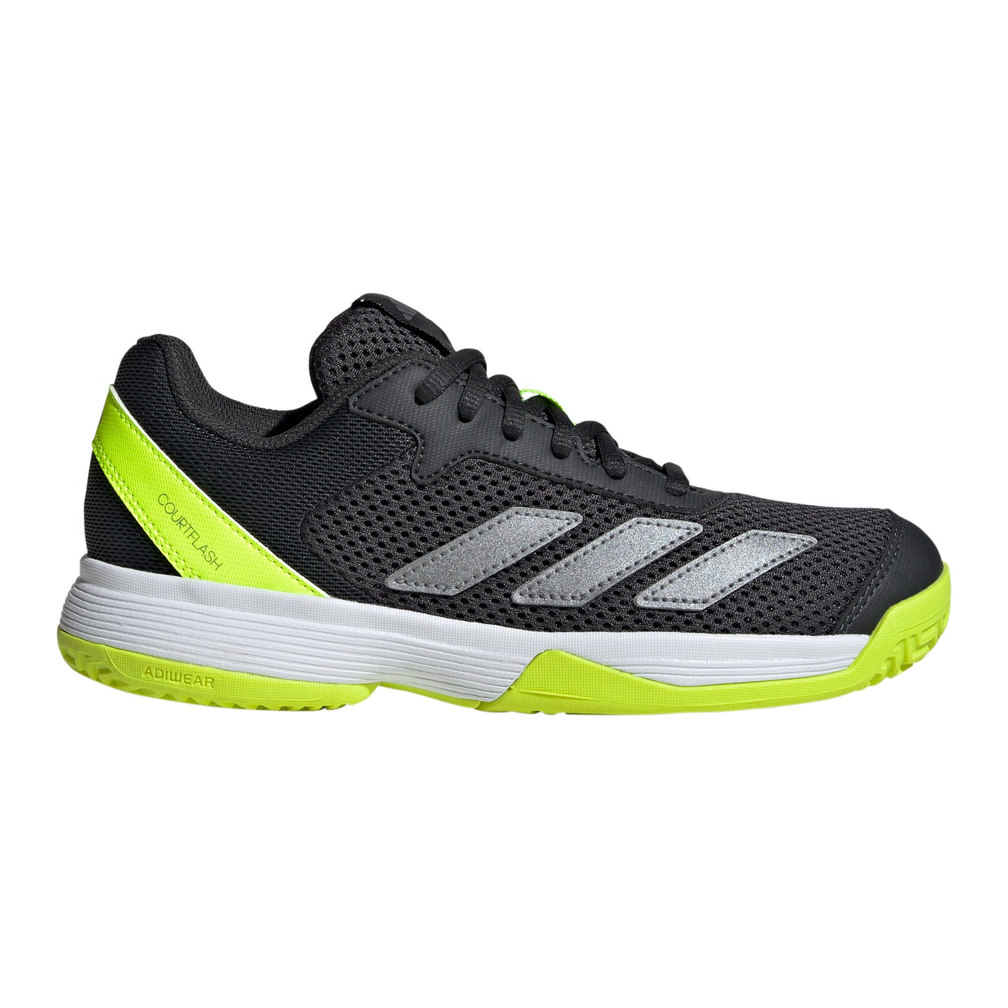 adidas Courtflash Allroundsko Barn - svart, lime