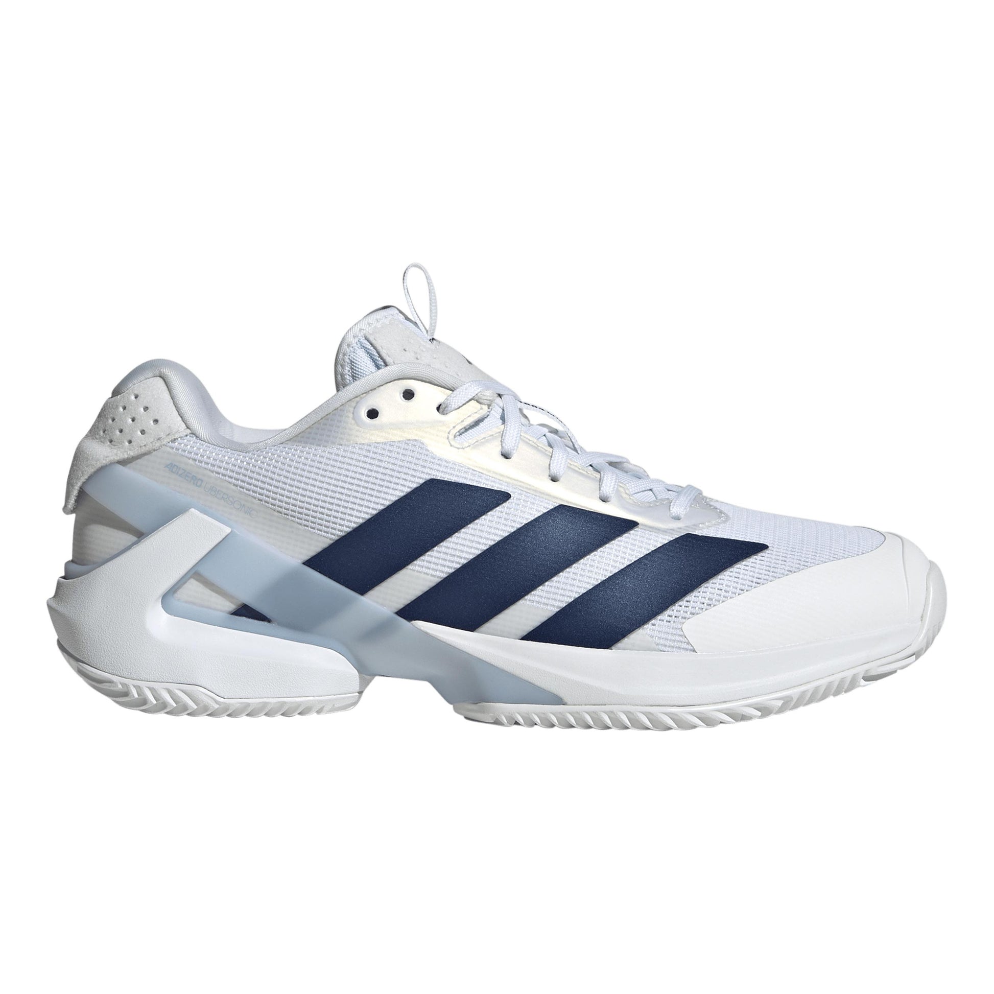 adidas adizero Ubersonic 5 Sko för grus Damer - vit, mörkblå