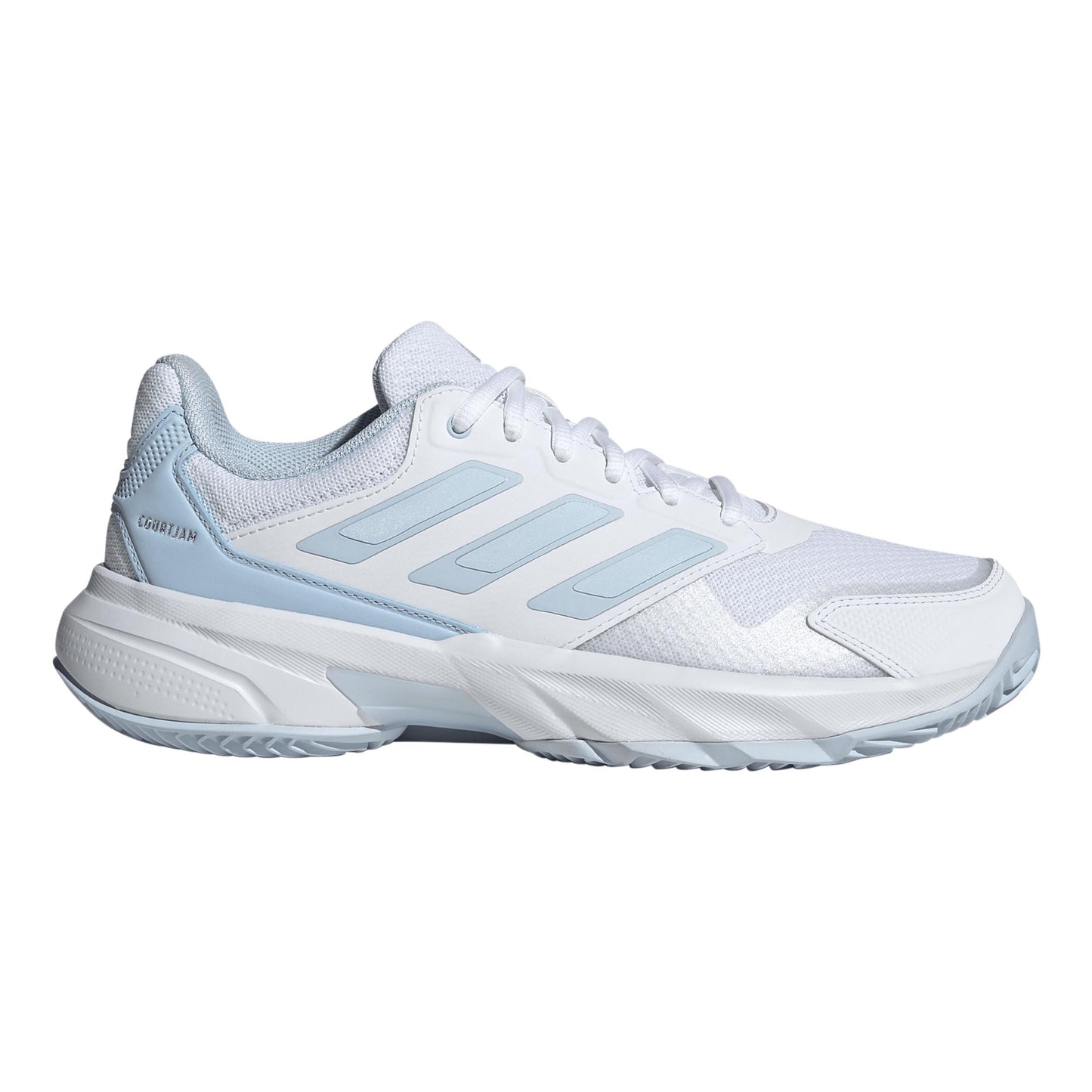 adidas CourtJam Control 3 Sko för grus Damer - vit, ljusgrå
