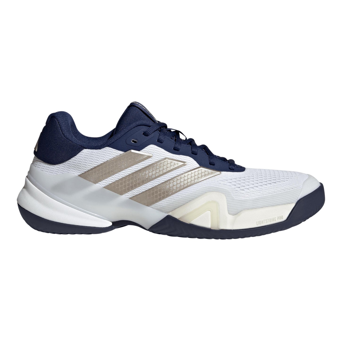 adidas Barricade 14 Sko för grus Herrar - ljusgrå, mörkblå