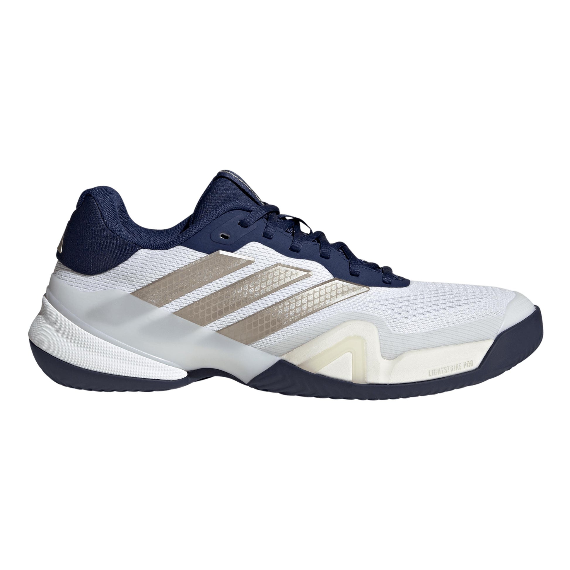 adidas Barricade 14 Sko för grus Herrar - ljusgrå, mörkblå