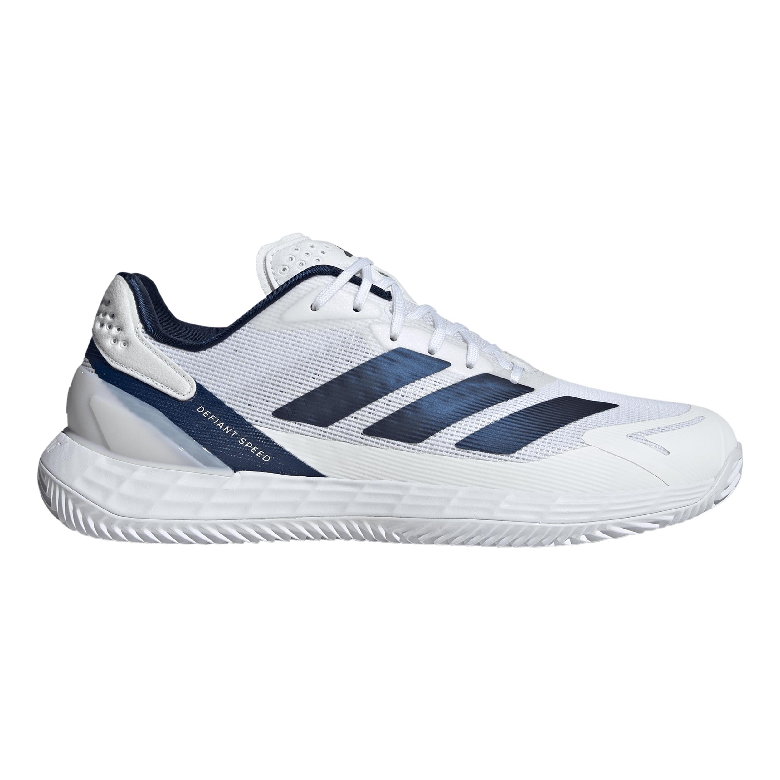 adidas Defiant Speed 2 Sko för grus Herrar - vit, mörkblå
