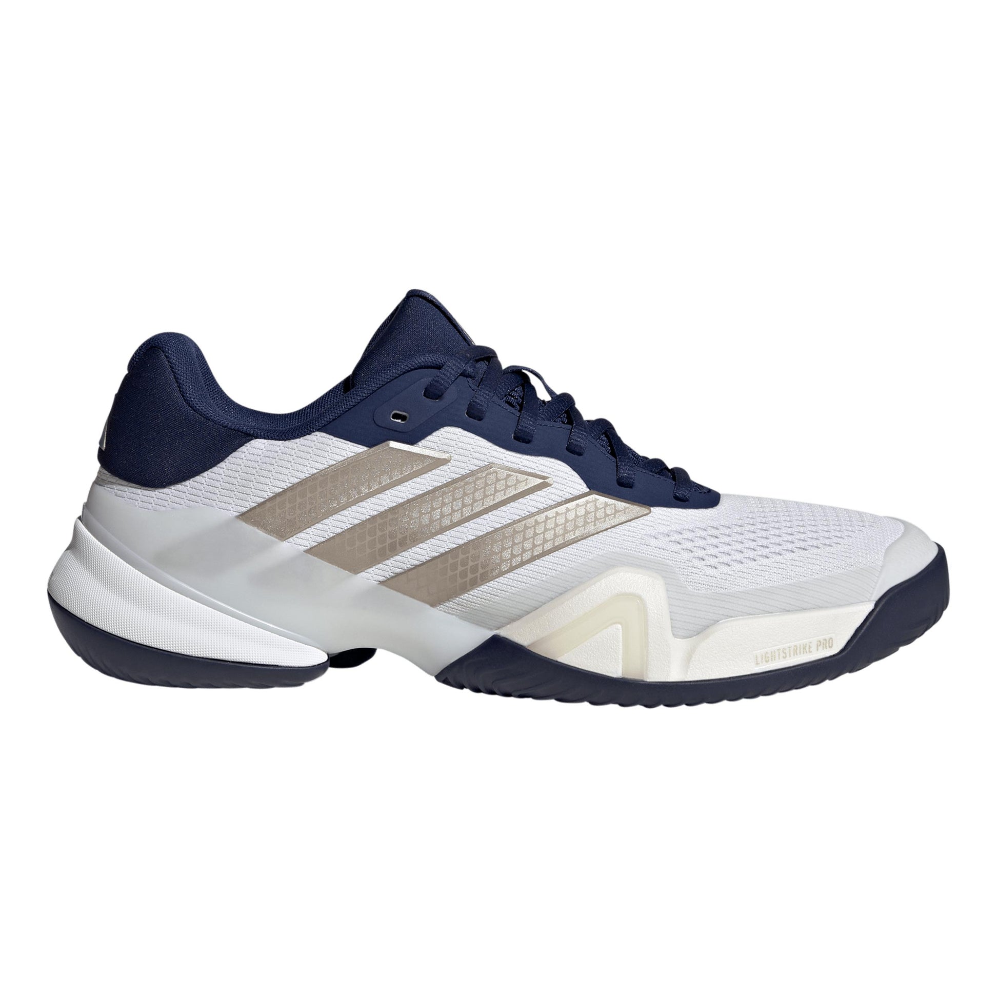 adidas Barricade 14 Allroundsko Herrar - vit, mörkblå