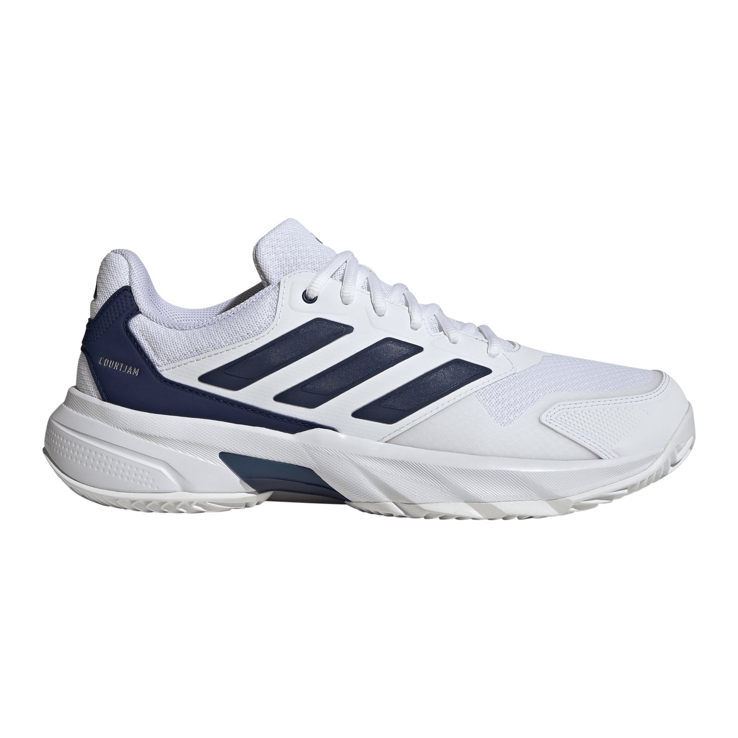adidas CourtJam Control 3 Allroundsko Herrar - vit, mörkblå