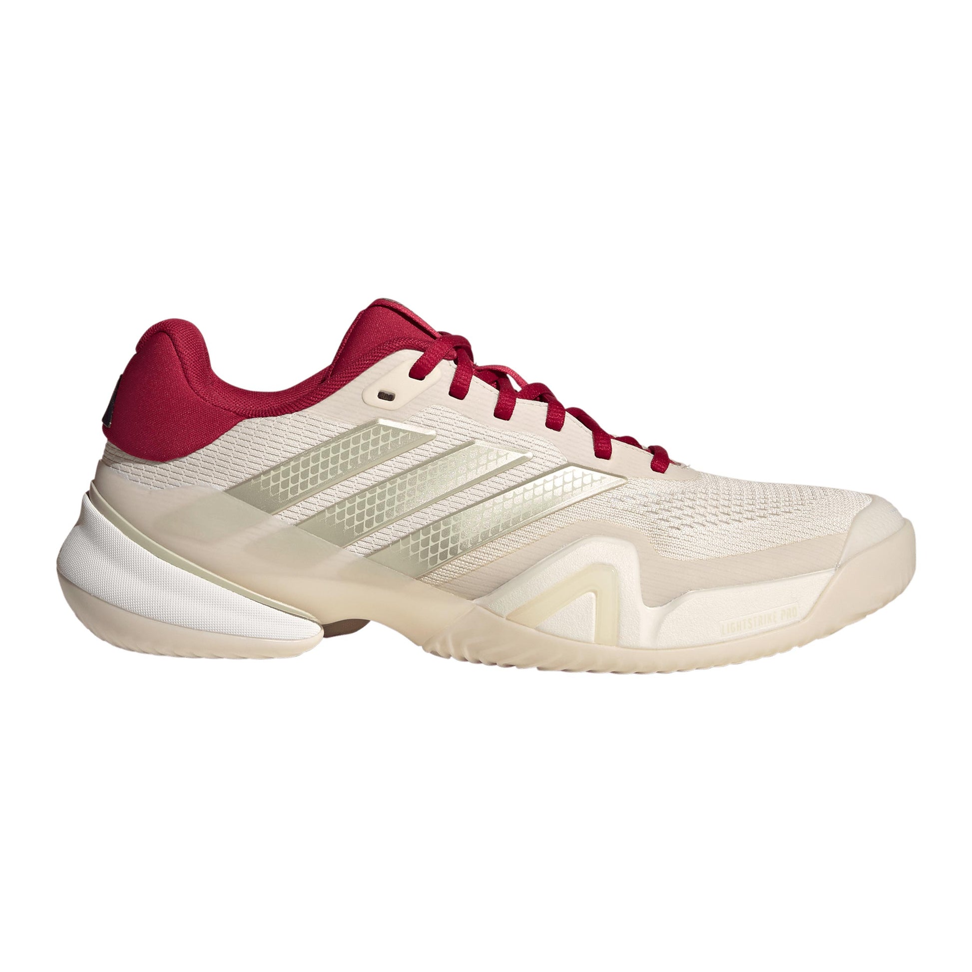adidas Barricade 14 Allroundsko Herrar - vit, mörkröd