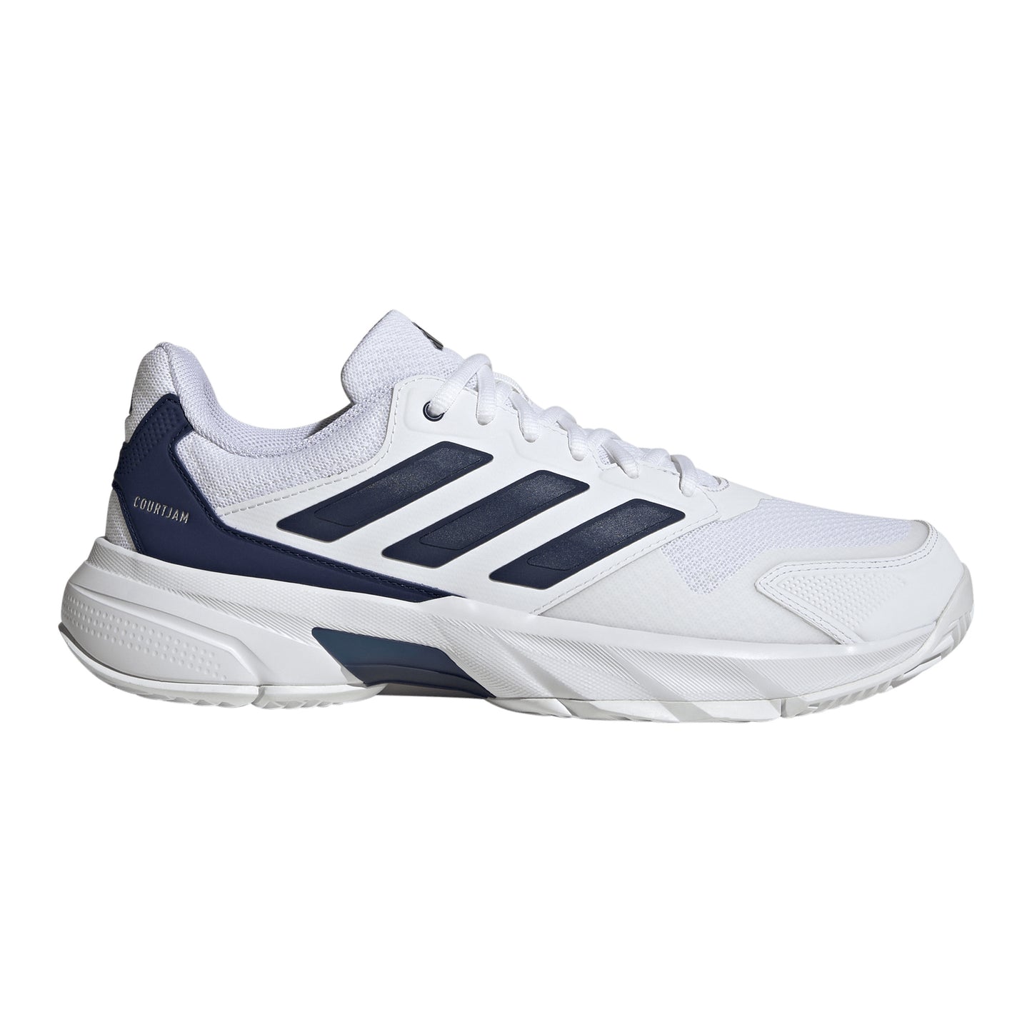 adidas CourtJam Control 3 Allroundsko Herrar - vit, mörkblå