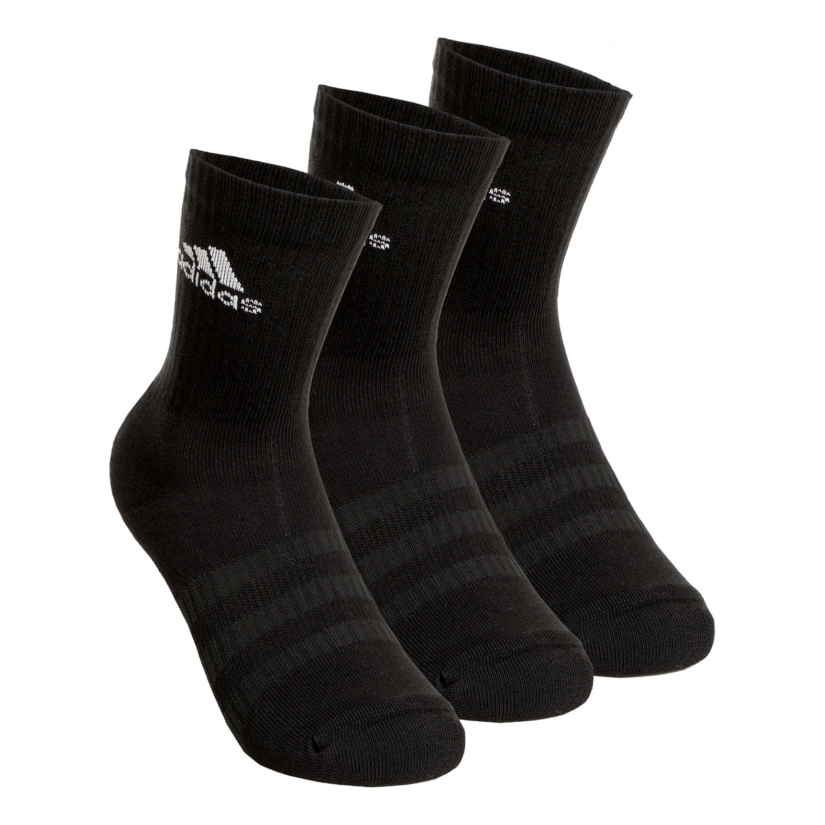 adidas Cush Crew Sportstrumpor 3-pack Unisex - svart, vit