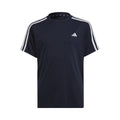 Train AEROREADY 3-Stripes Regular-Fit T-shirt Pojkar - mörkblå, vit