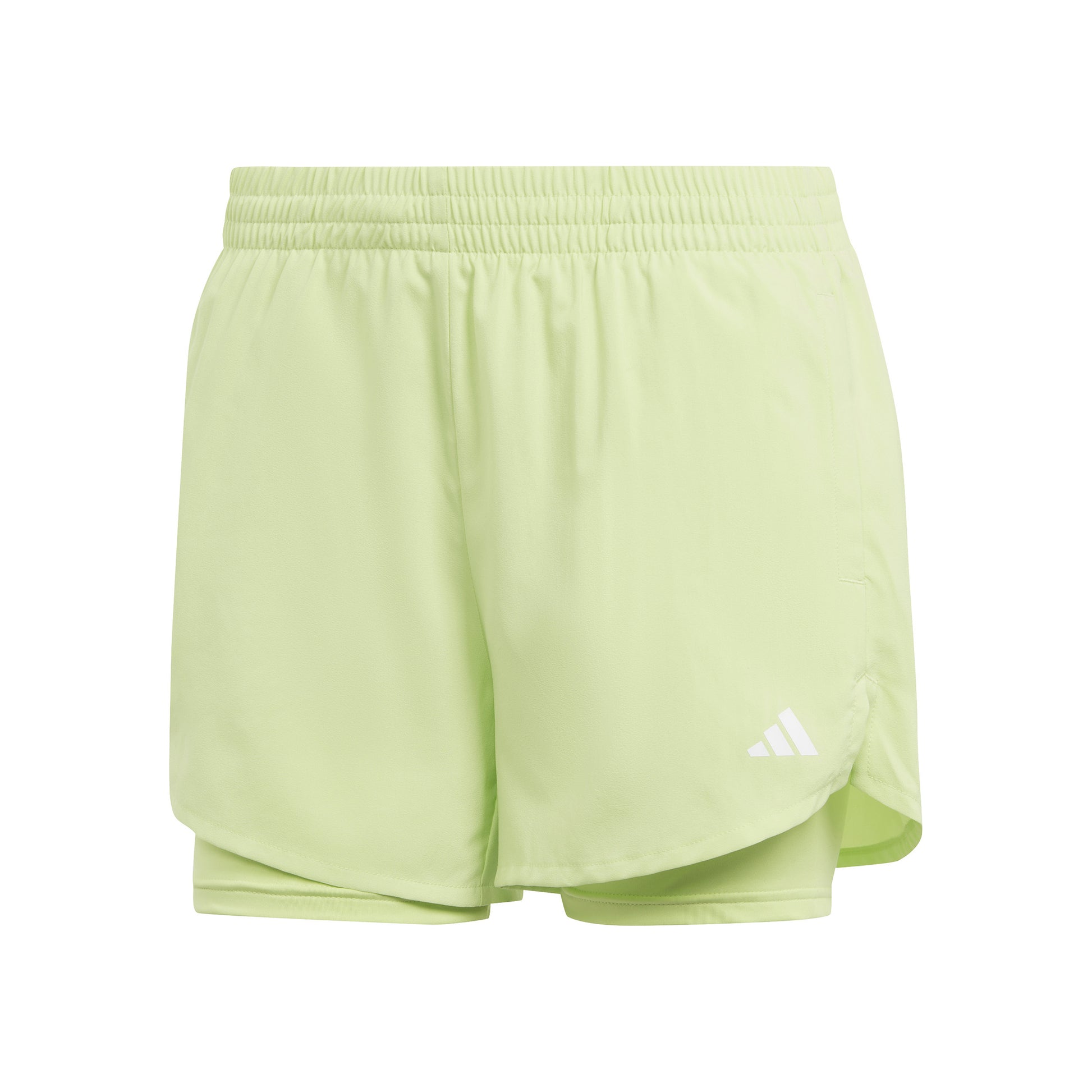 adidas MIN 2in1 Shorts Damer - lime,
