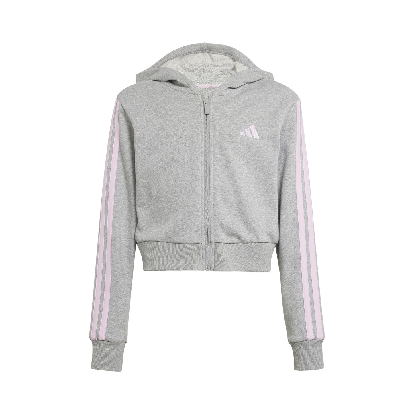 adidas Essentials Crop Sweat-jacka Barn-Grå