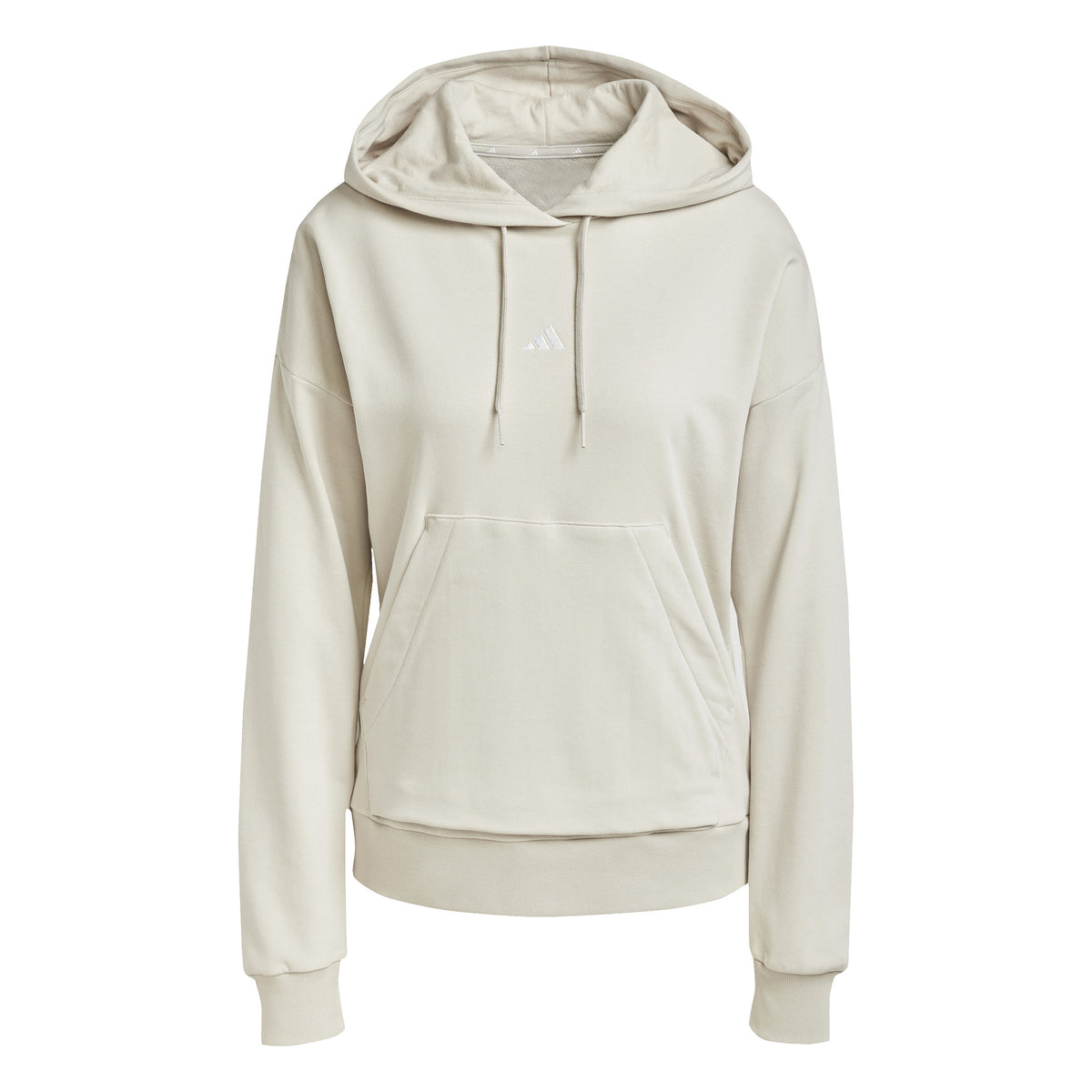 adidas Essentials Small Logo Huvtröja Damer - grå,