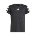 Training Essentials 3 Stripes T-shirt Barn - svart, vit