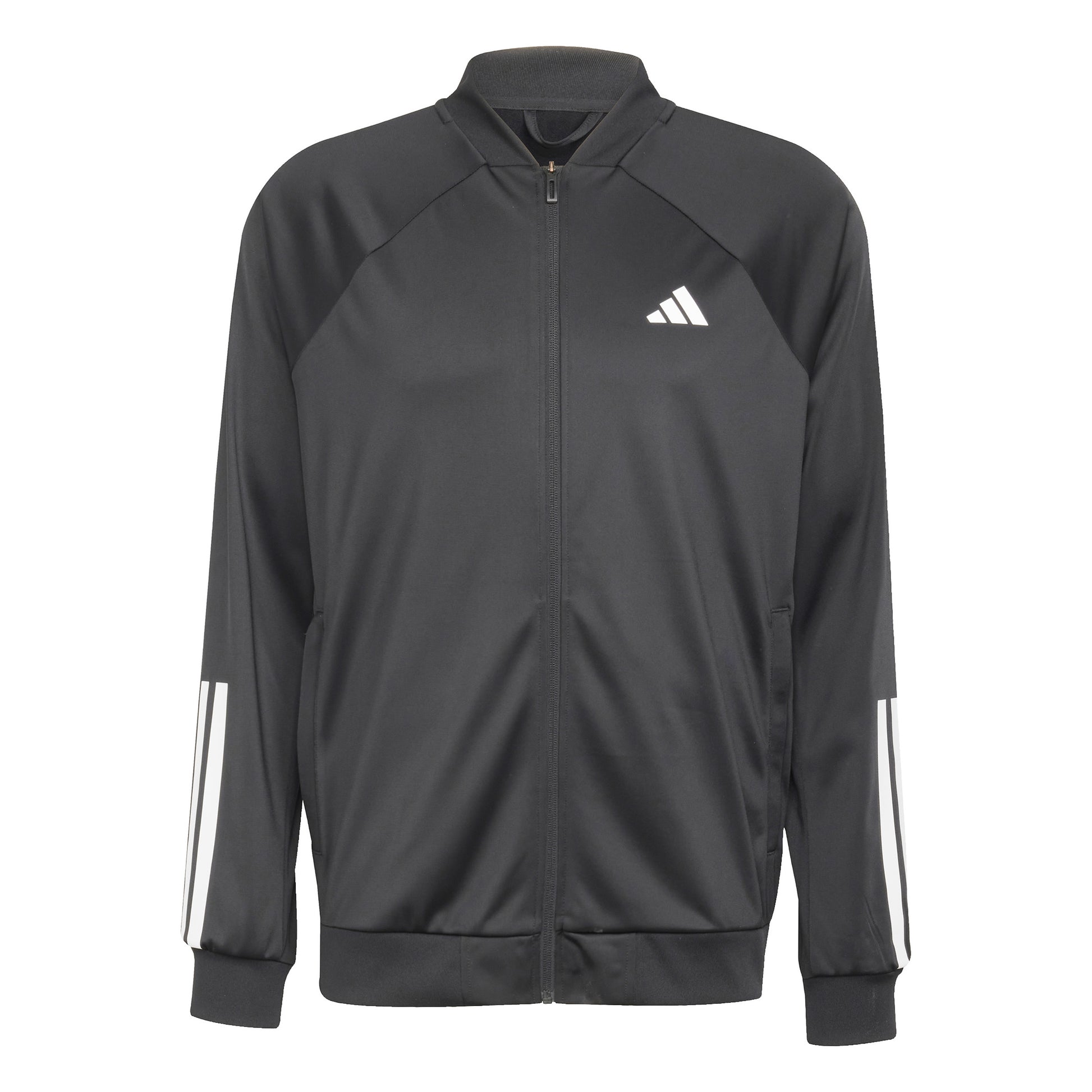 adidas 3Stripes Knit Träningsjacka Herrar - svart, vit