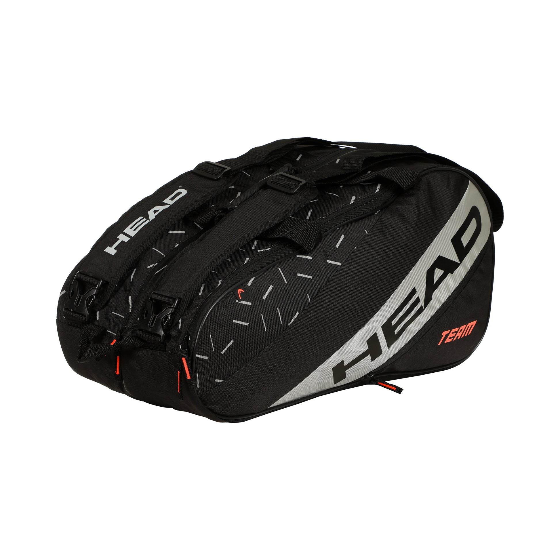 HEAD Team Padel Bag L Padelracketväska-Svart,Silver