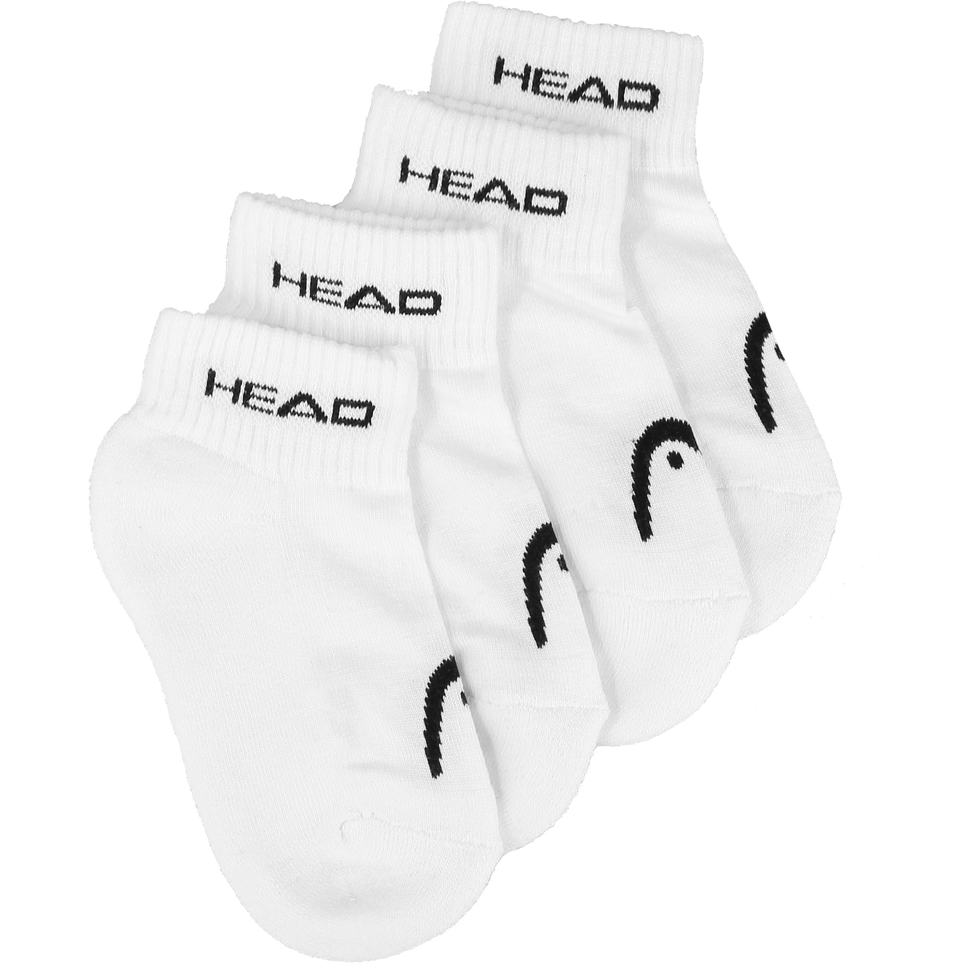 HEAD Performance Crew Tennisstrumpor 3-pack Barn - vit,