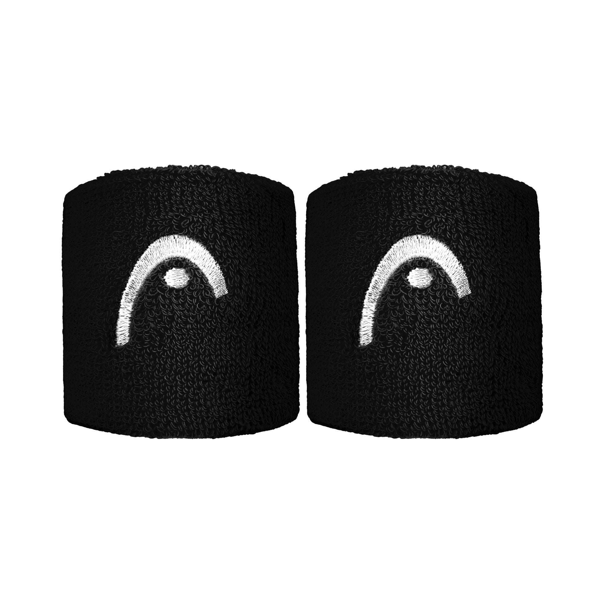HEAD 2,5in Svettband Unisex - svart, vit