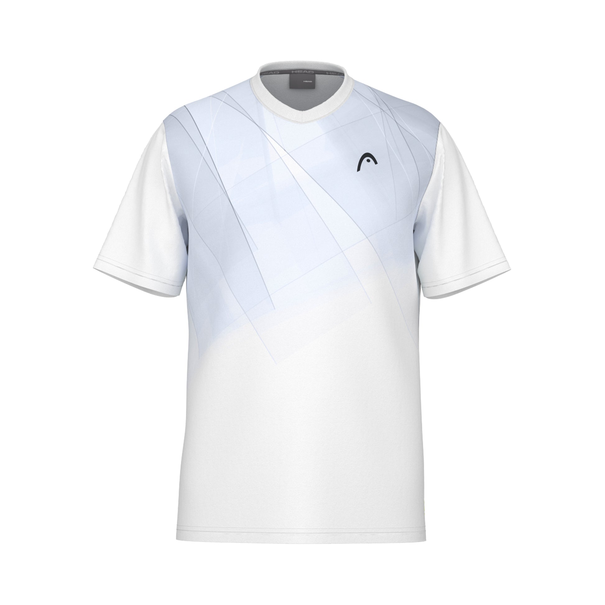 HEAD Topspin T-shirt Pojkar-Vit,Mörkblå