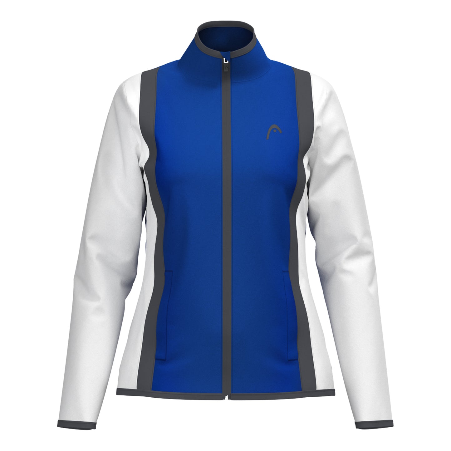 HEAD Club 25 Jacket Women Träningsjacka Damer-Blå,Vit