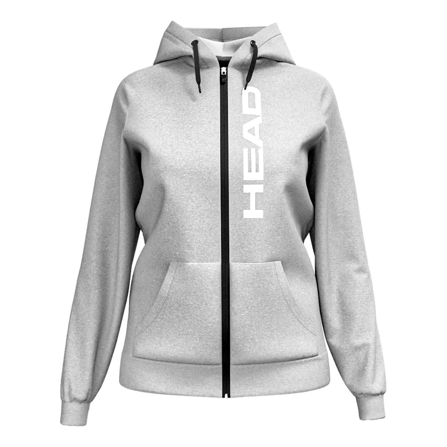 HEAD Club Original Full Zip Sweat-jacka Damer-Ljusgrå