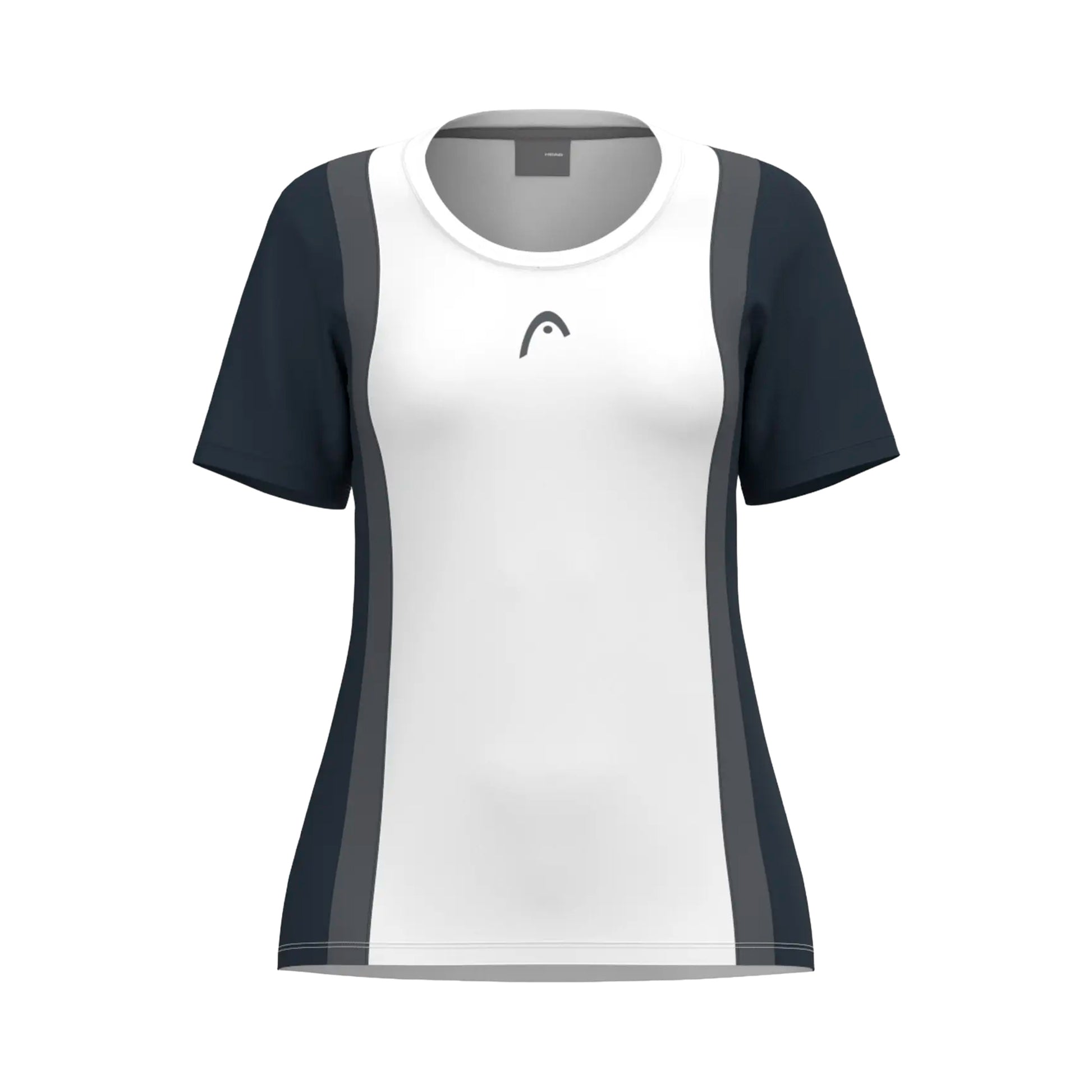 HEAD Club 25 Tech T-shirt Flickor - mörkblå, vit