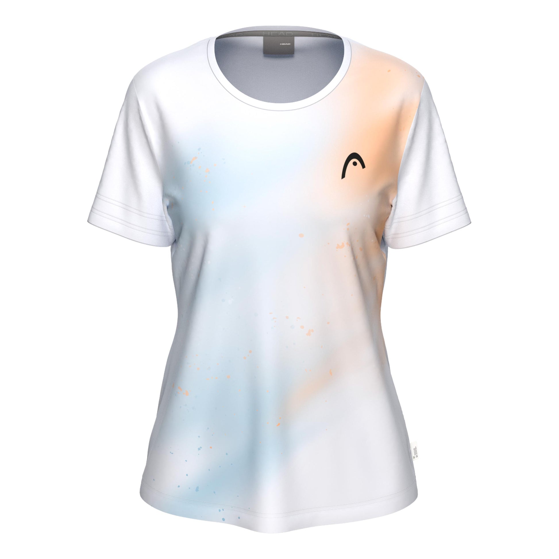 HEAD Tie-Break II T-shirt Damer - aprikos, vit