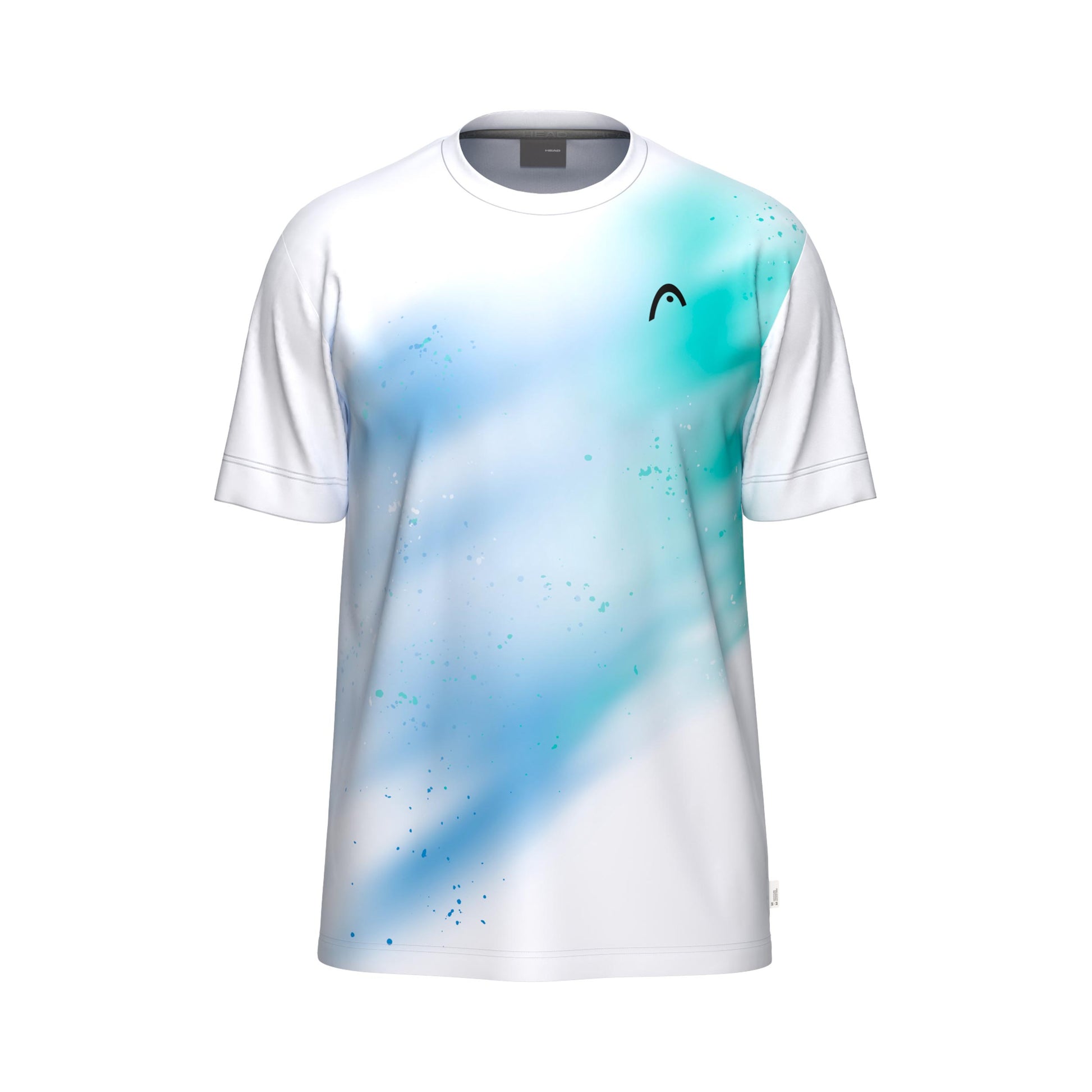 HEAD Topspin T-shirt Pojkar - turkos, vit