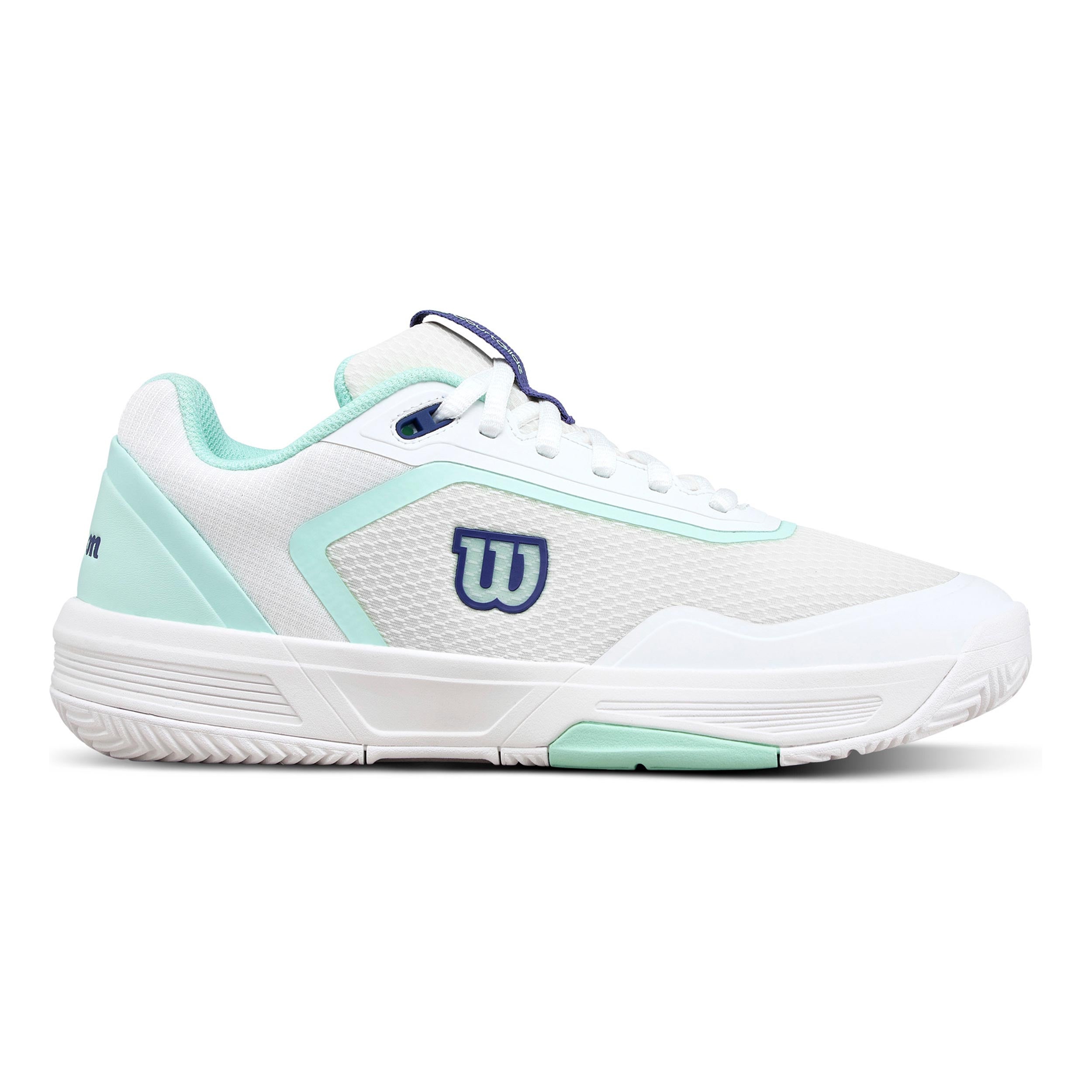 Wilson Court Glide Allroundsko Damer - vit, turkos