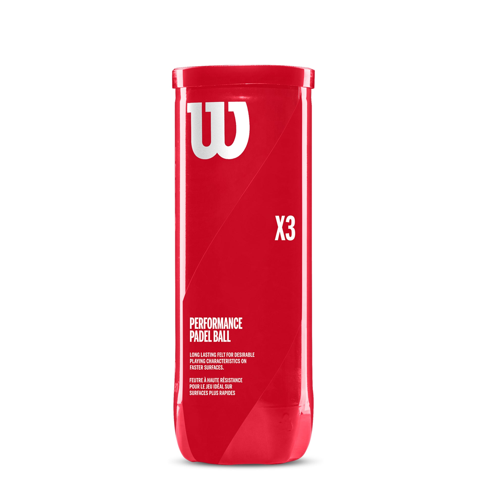 Wilson Padel X3 Ball 3-pack Rör