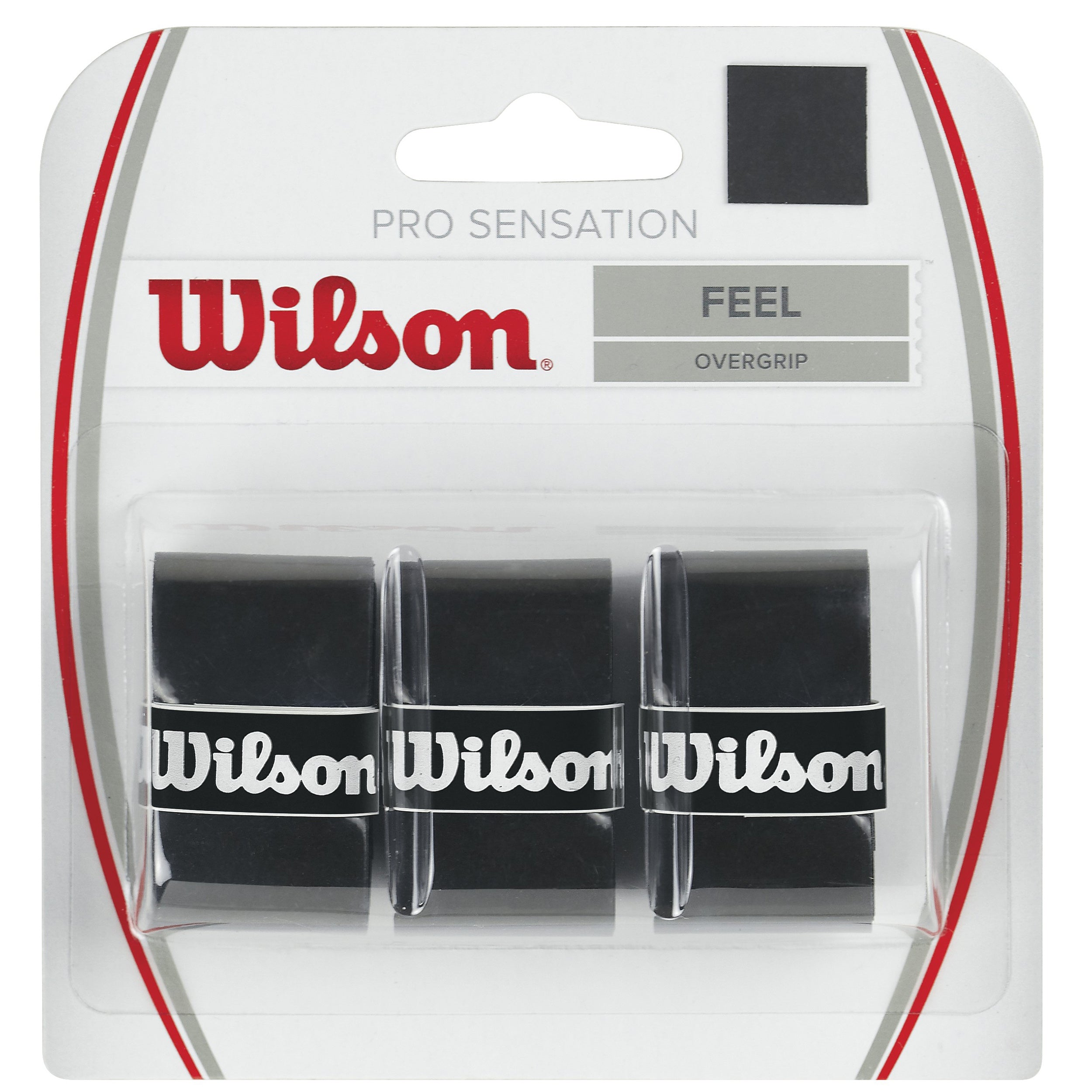 Wilson Pro Overgrip Sensation 3-pack - svart